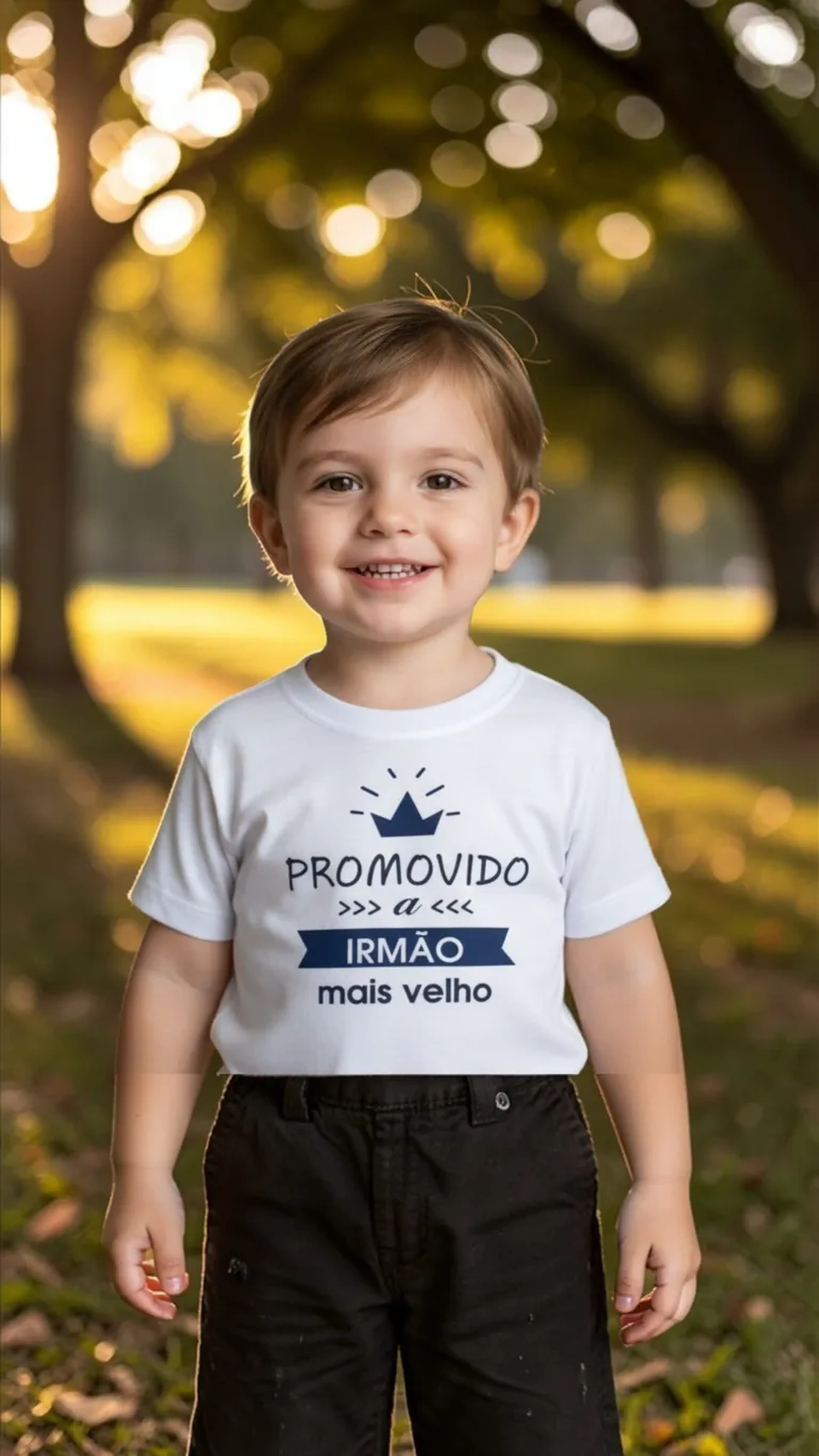 Camiseta Infantil (Arte Frente) Tam: 2 - 4 - 6 - 8 - 10 anos imagem