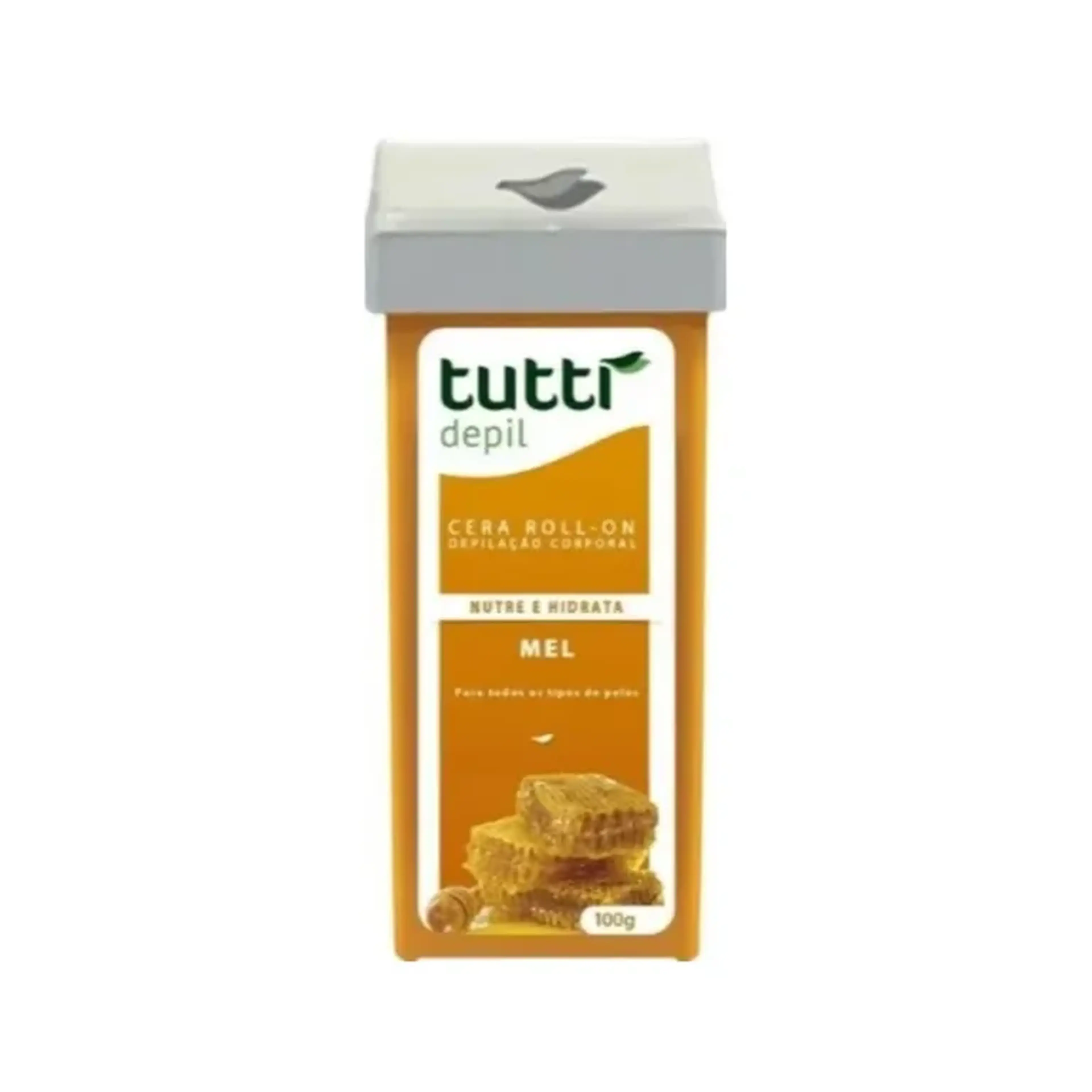 Cera Depilatória Roll-On Corporal facial Tutti Depil - 100g imagem