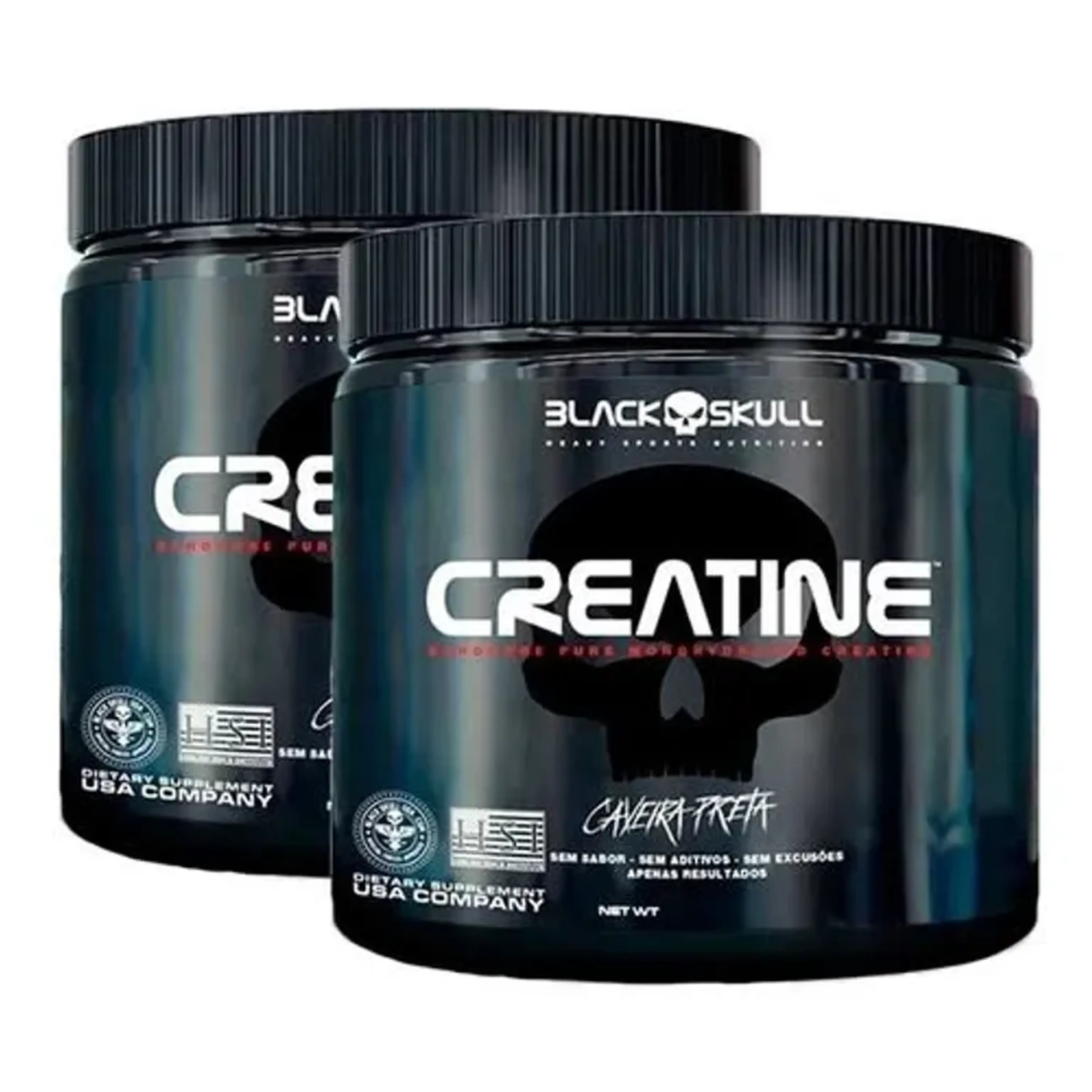 CREATINA PURA BLACK SKULL imagem
