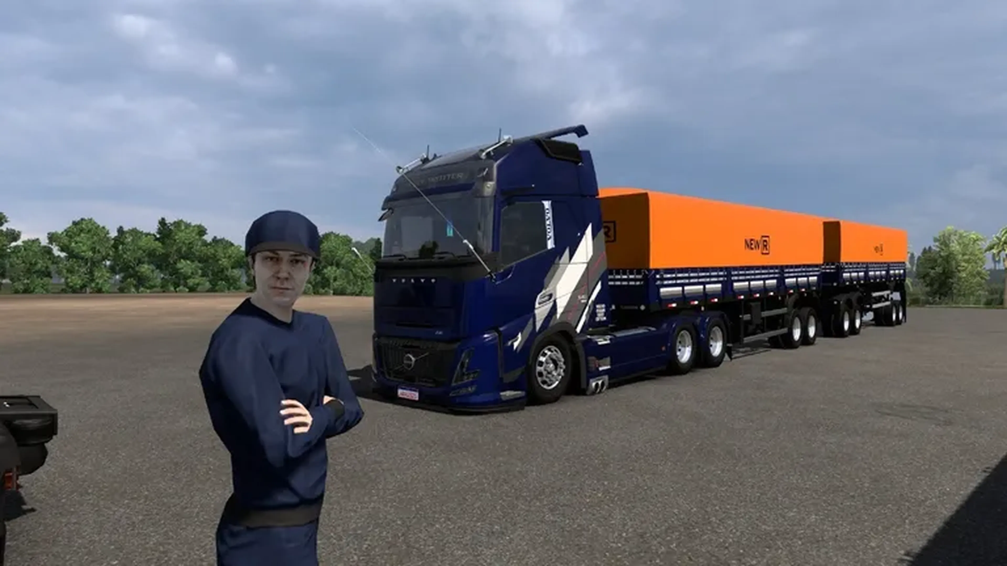 Conjunto Volvo Aero+9Eixos Randon New r imagem