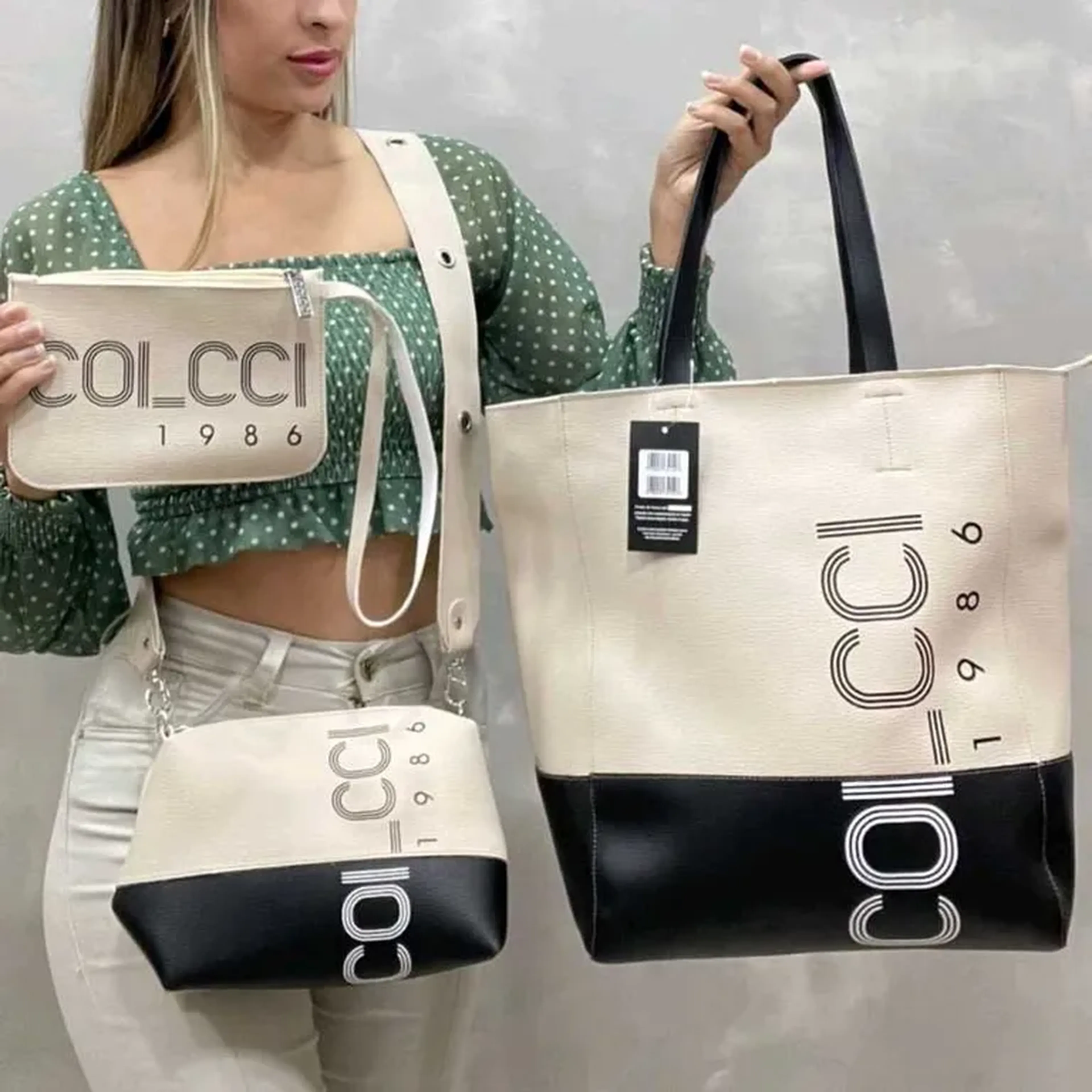 BOLSA KIT COLCCI 3 PECAS imagem