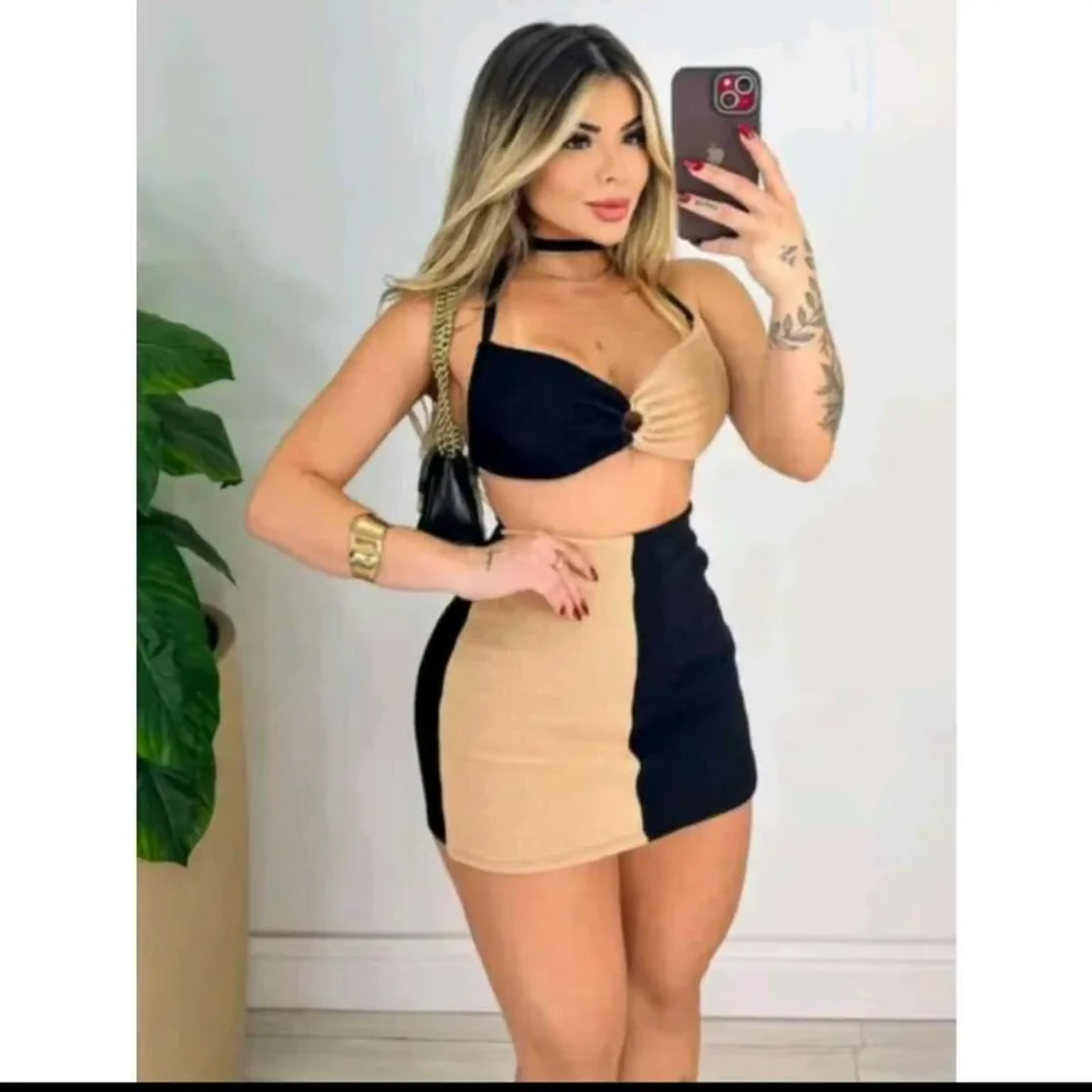 Conjunto Short e saia Duo imagem