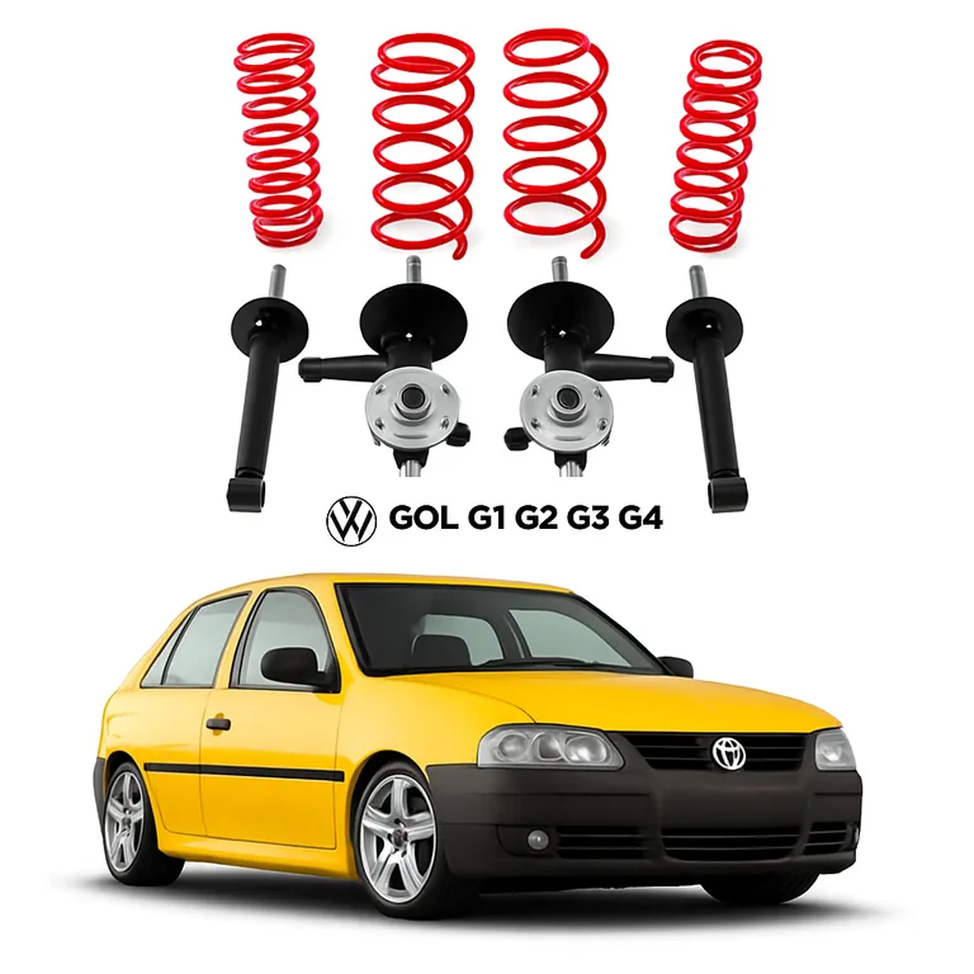 KIT SUSPENSÃO FIXA - GOL G1 AO G4 imagem