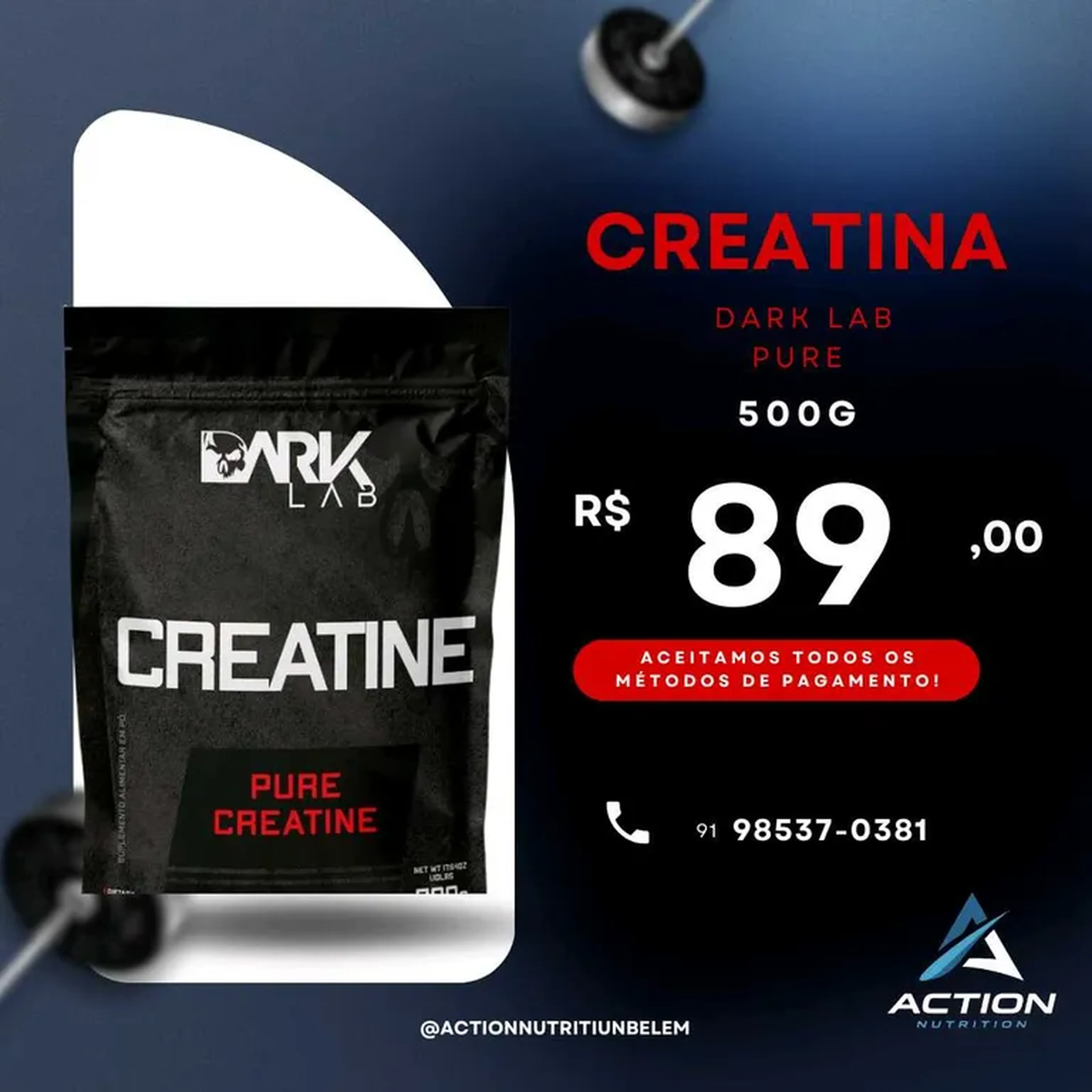 creatina Dark Labs imagem