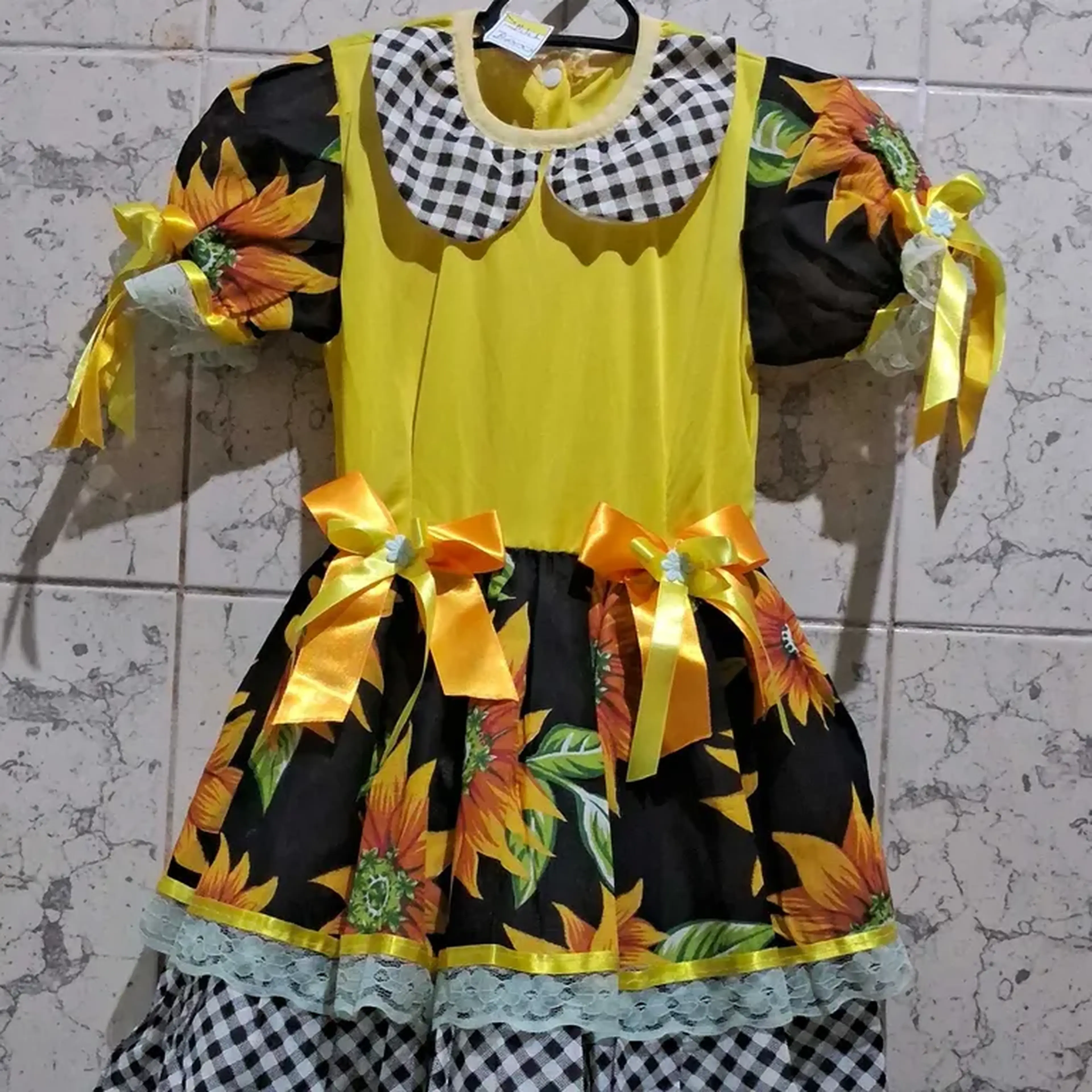vestido infantil junino imagem