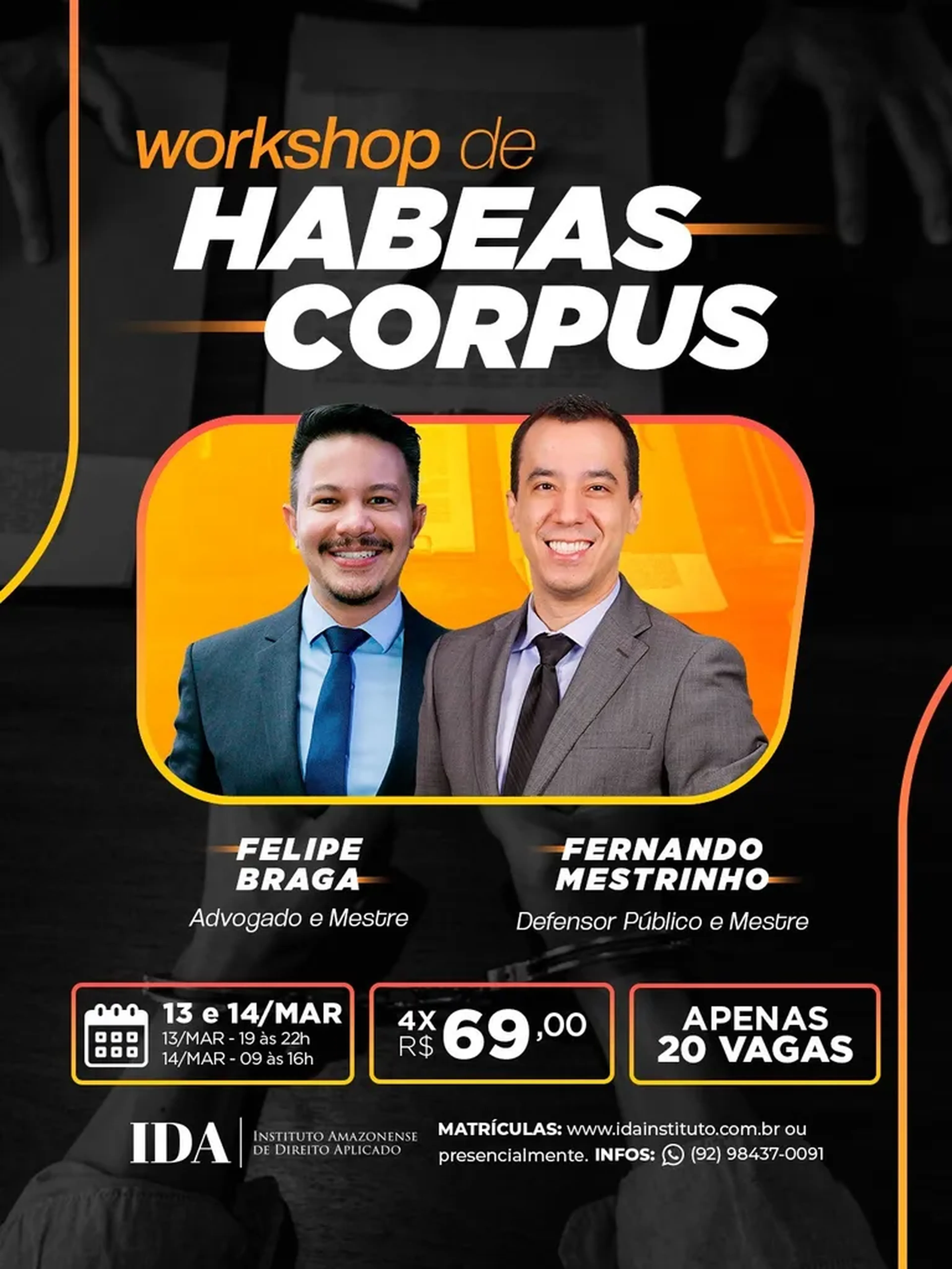 Workshop de Habeas Corpus imagem