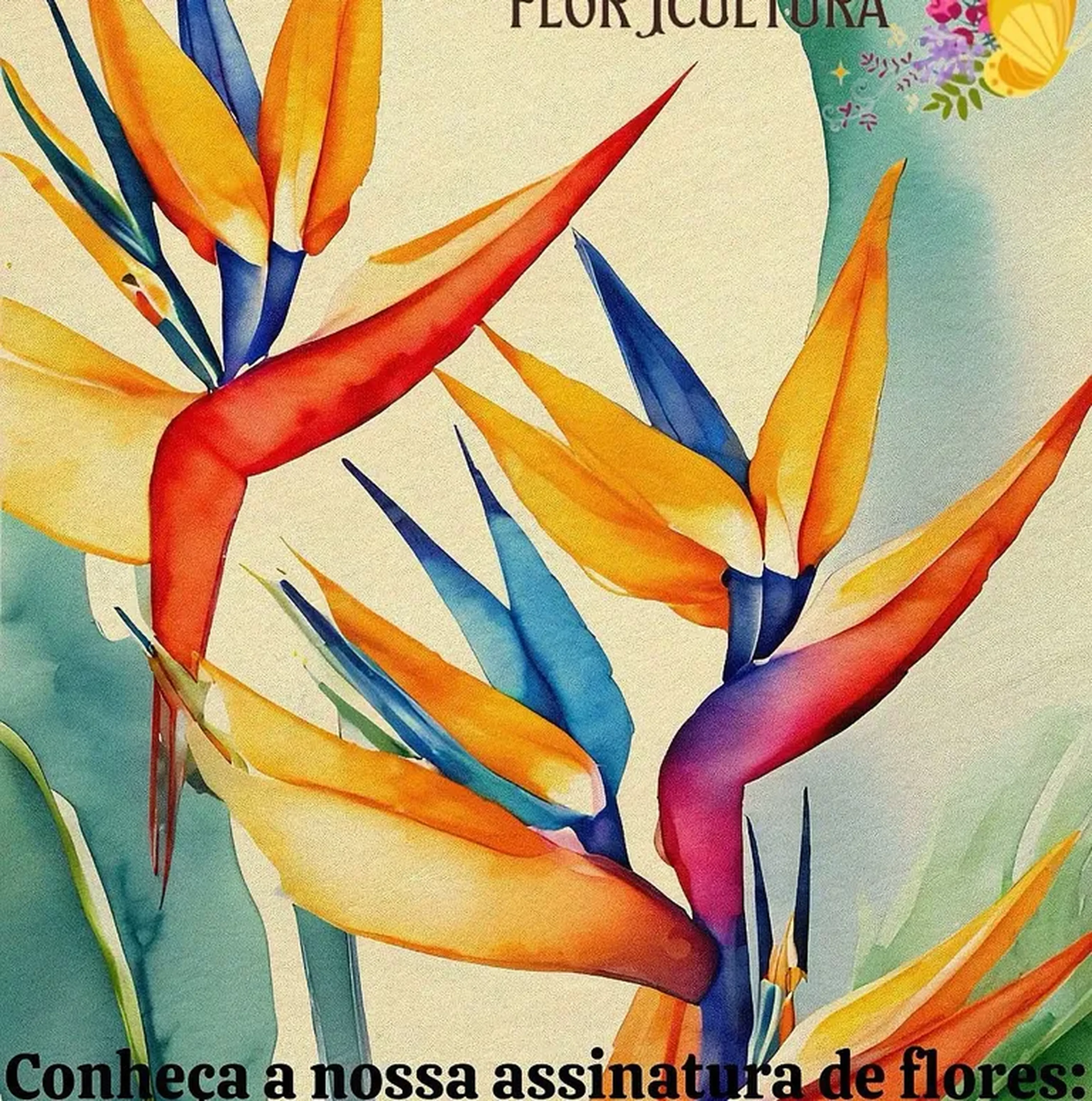 Assinatura de flores MÉDIA imagem