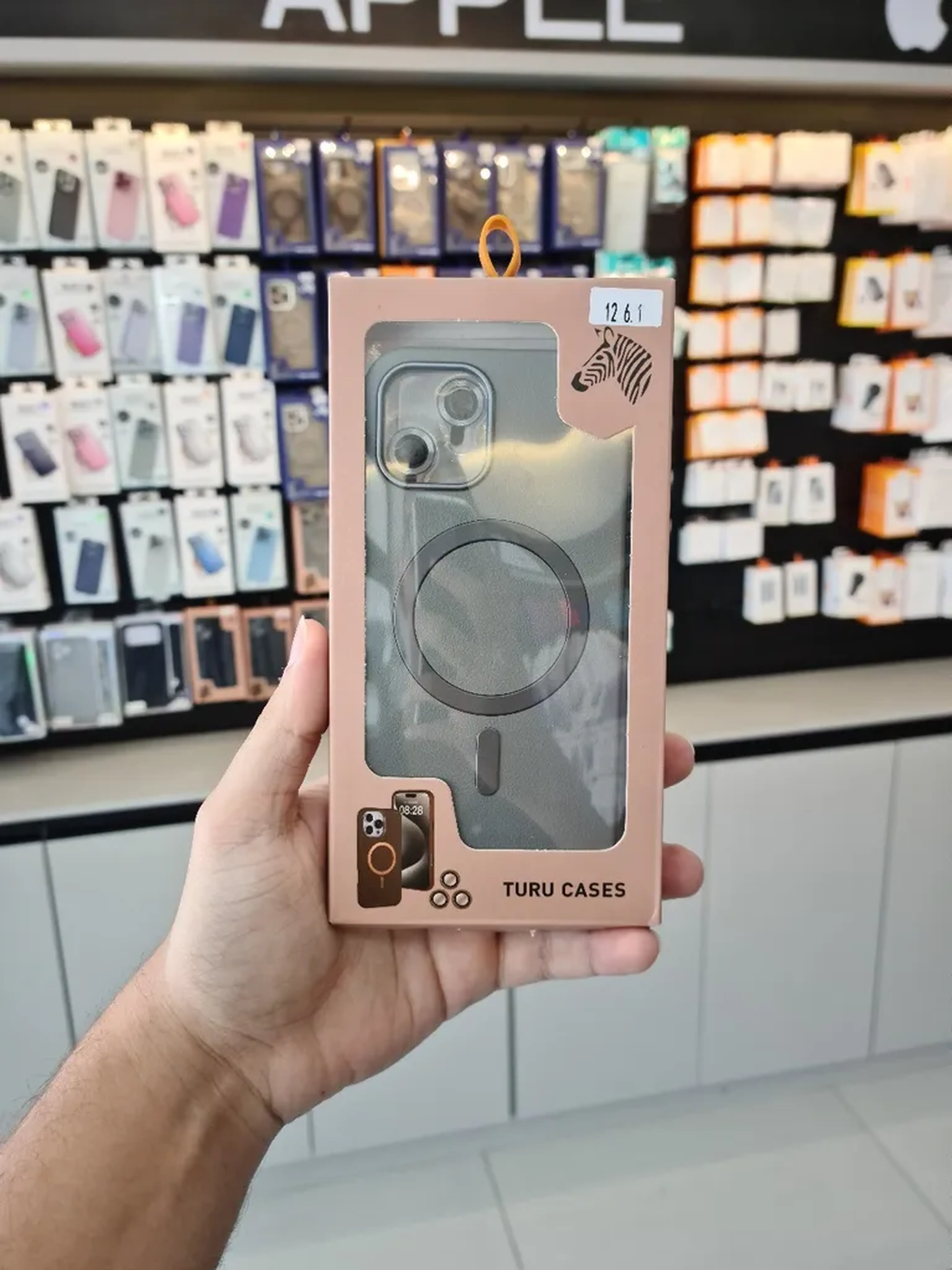 12 CAPA COURO MAG SAFE imagem