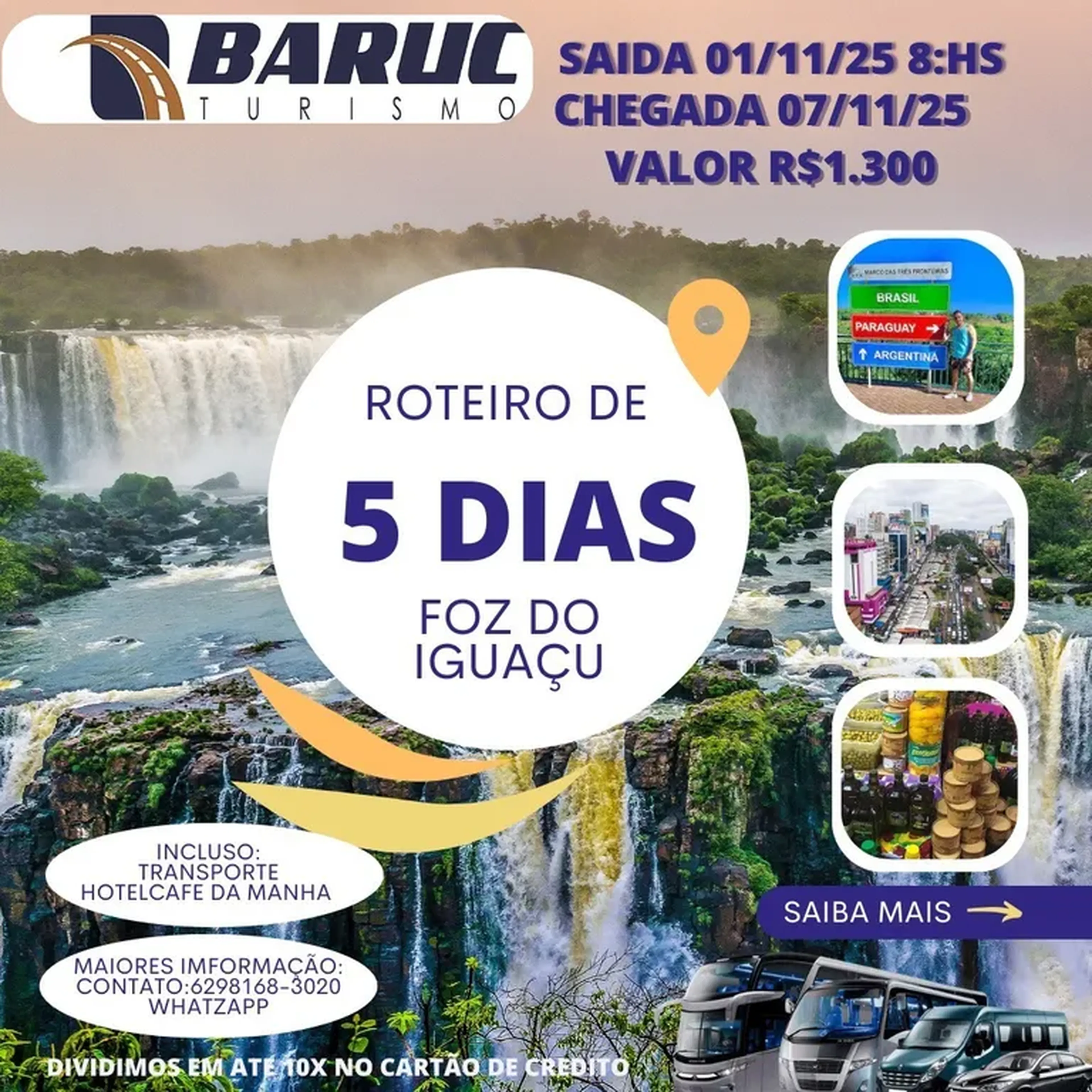Foz do Iguaçu Quarto Triplo imagem