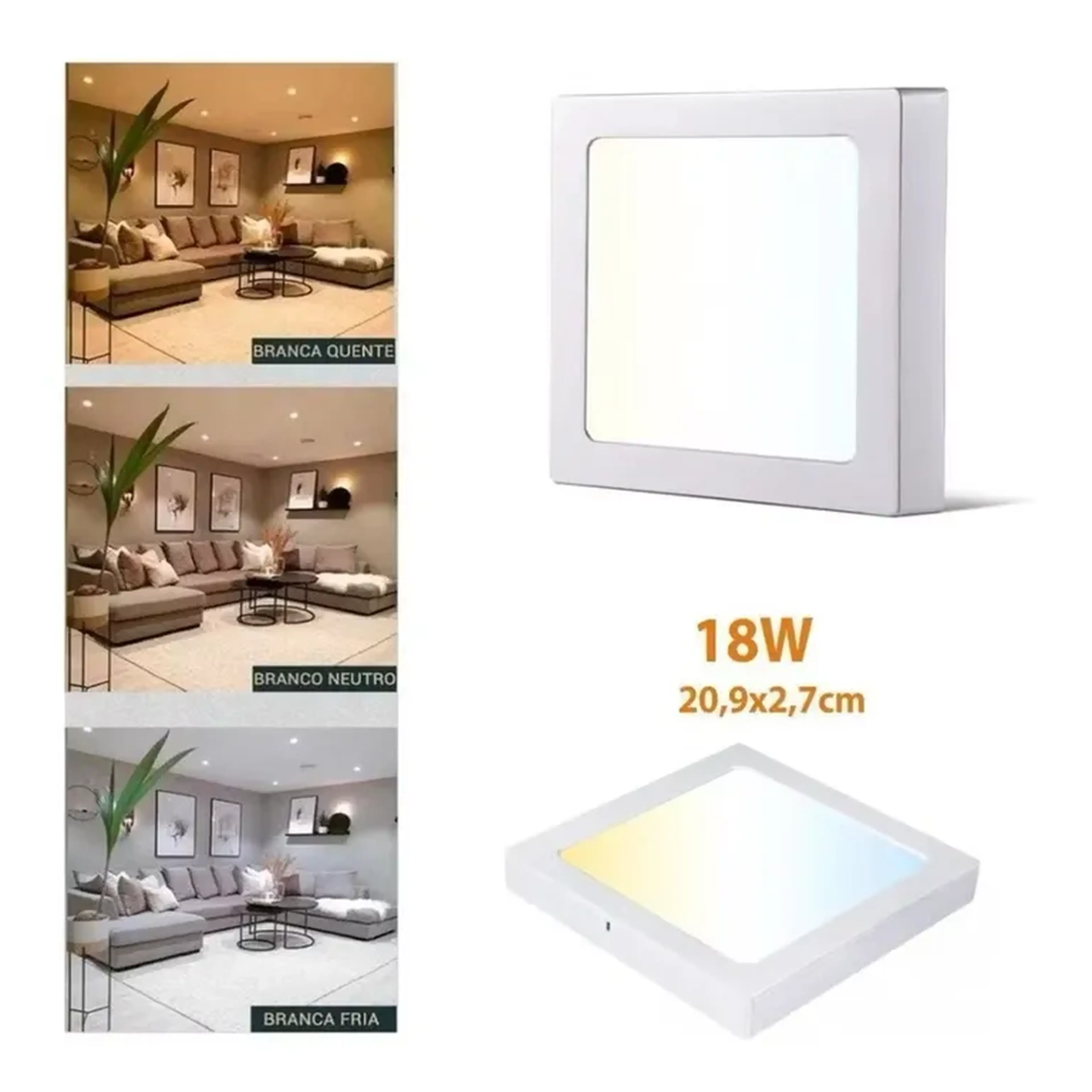 ￼Plafon Painel Led Smart imagem