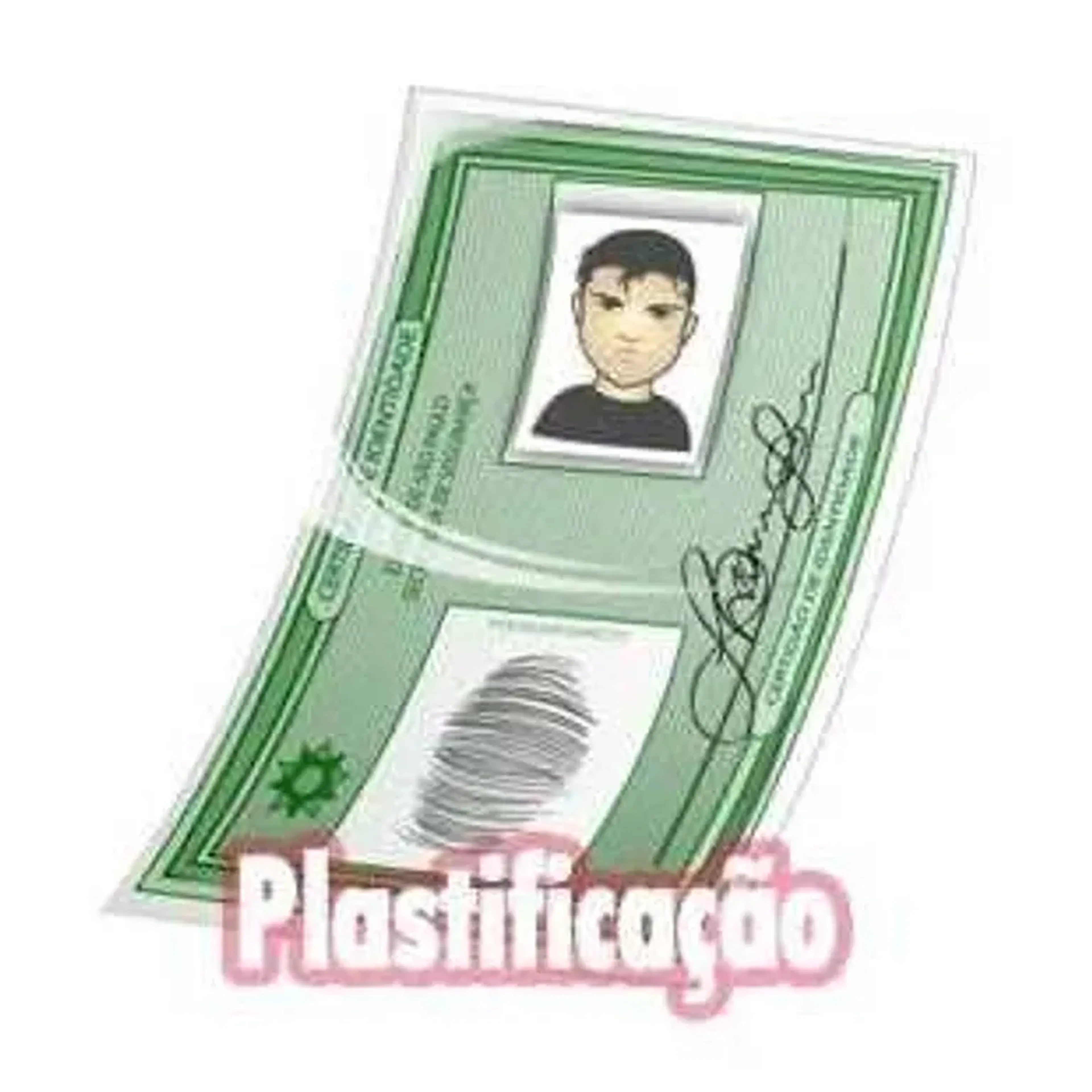 plastificação de identidade imagem