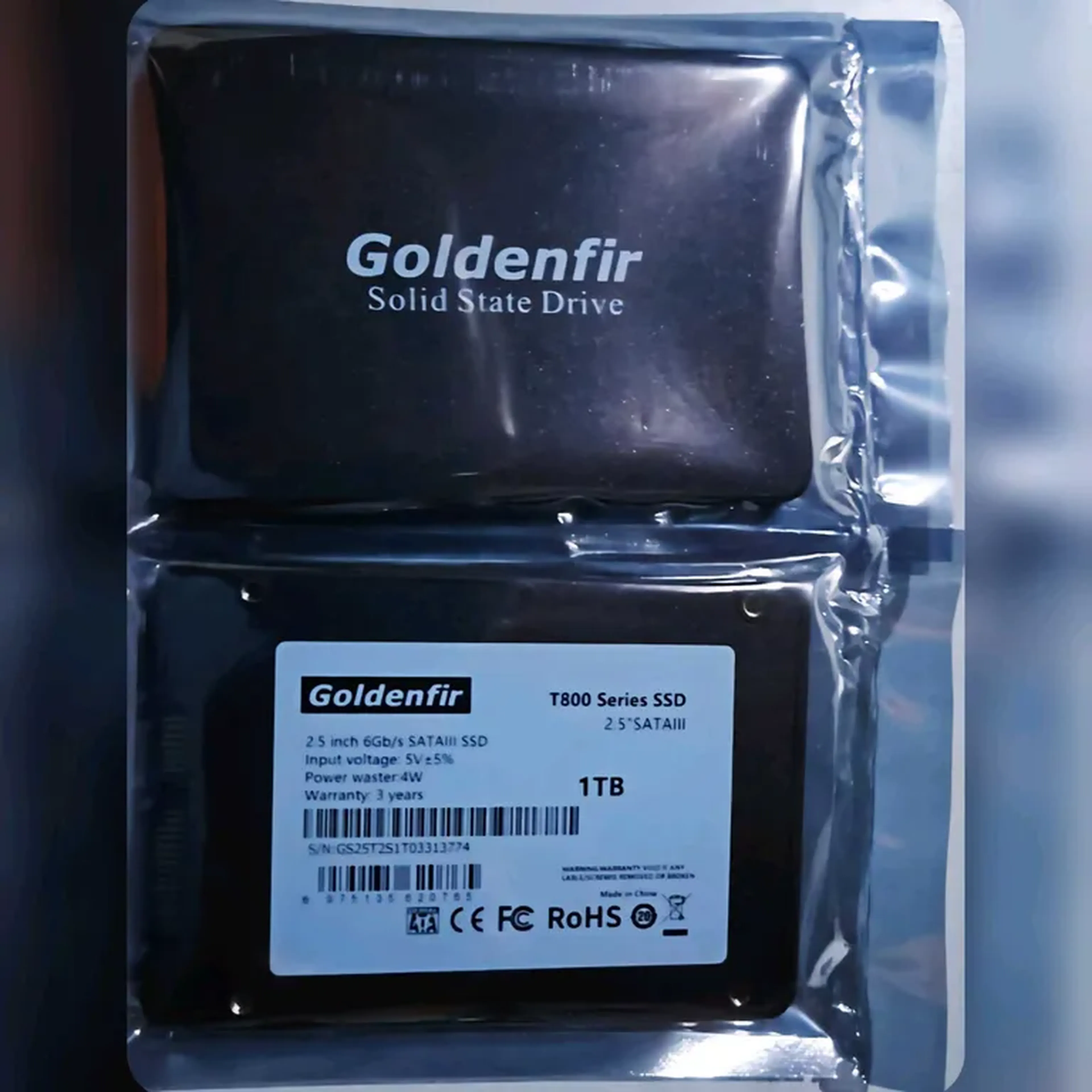 SSD 1TB SATA 3 GOLDENFIR imagem