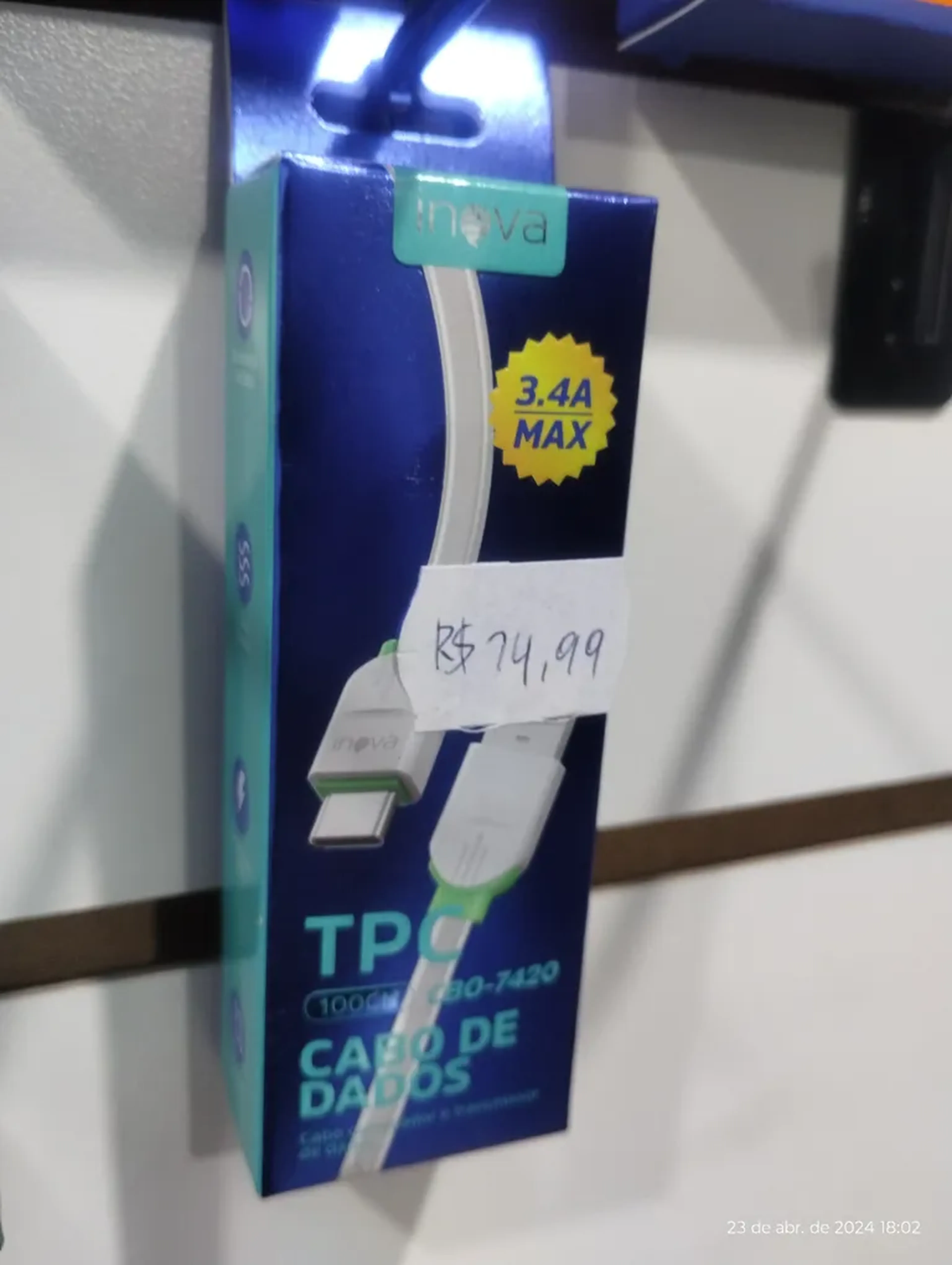 Cabo tipo C imagem