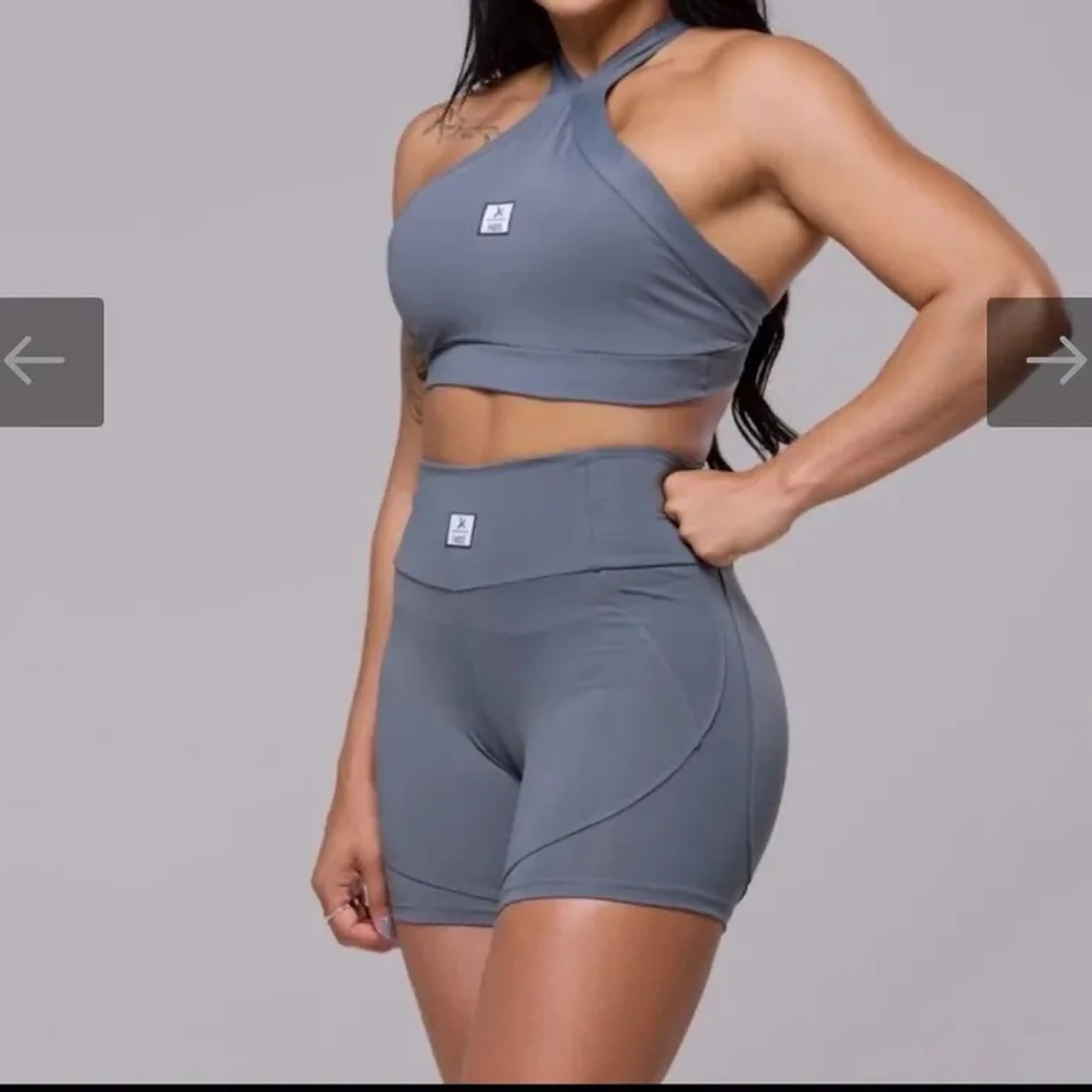 Conjunto short preto M imagem