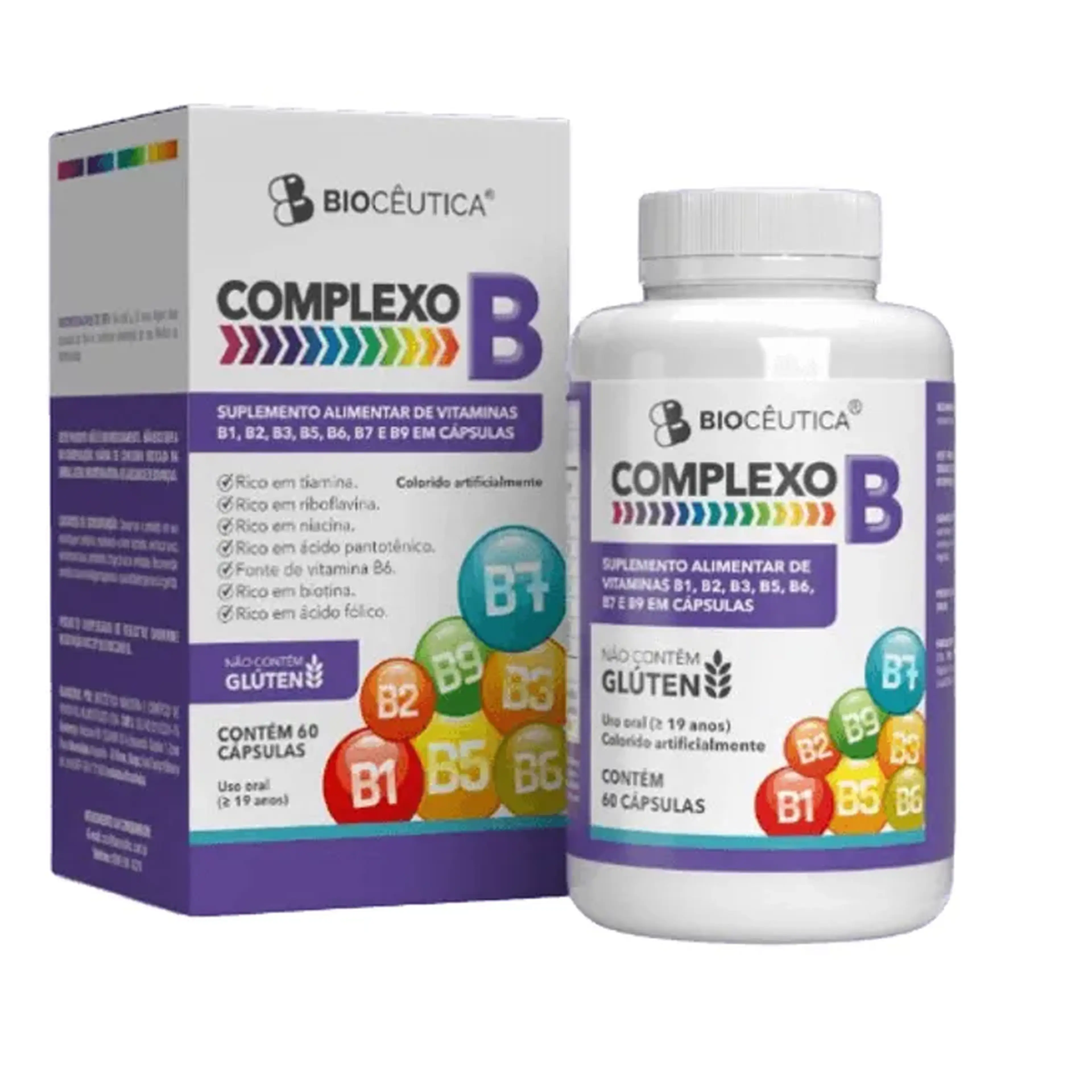 COMPLEXO B BIOCEUTICA 60 CAPS imagem