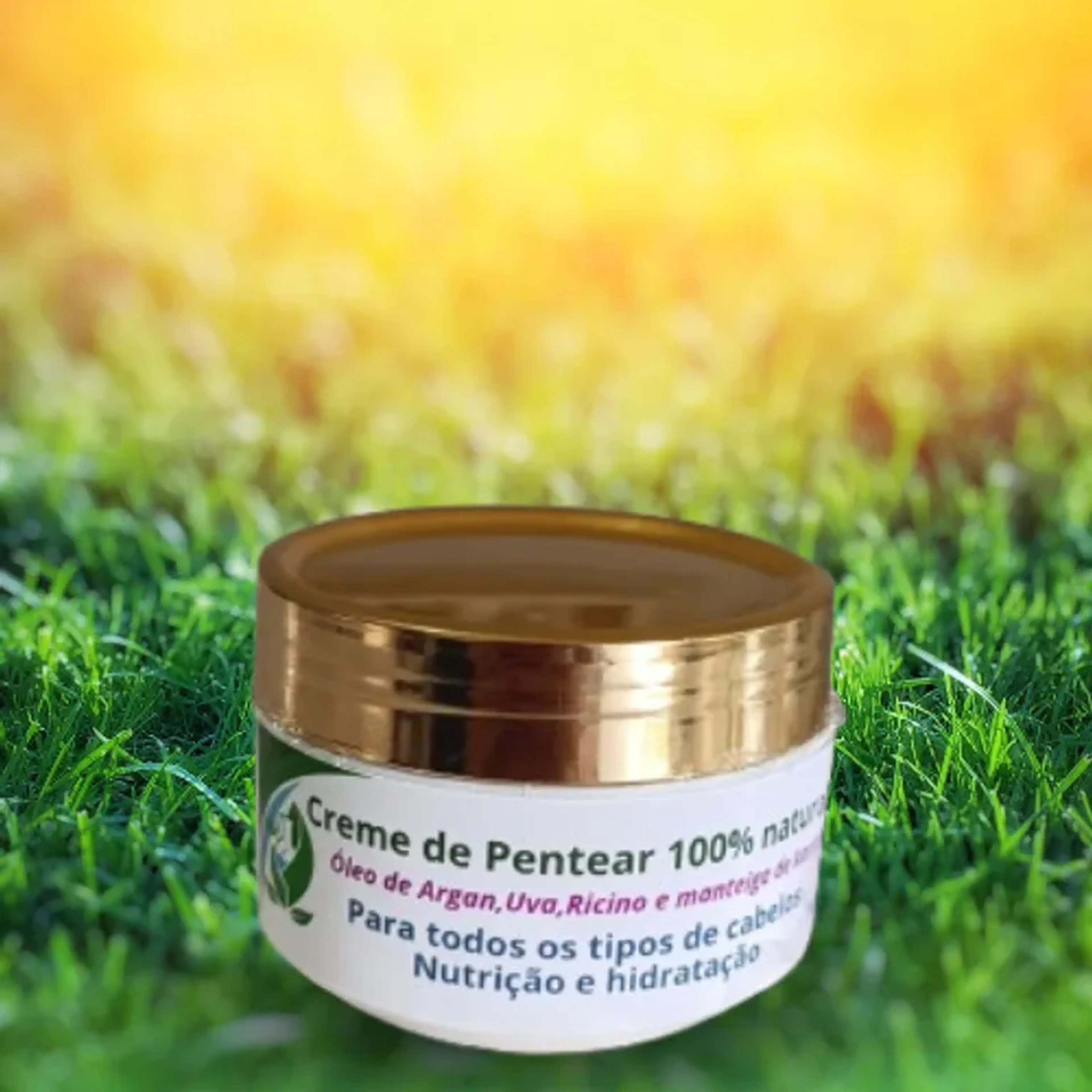 Creme de pentear super hidratante produto natural imagem