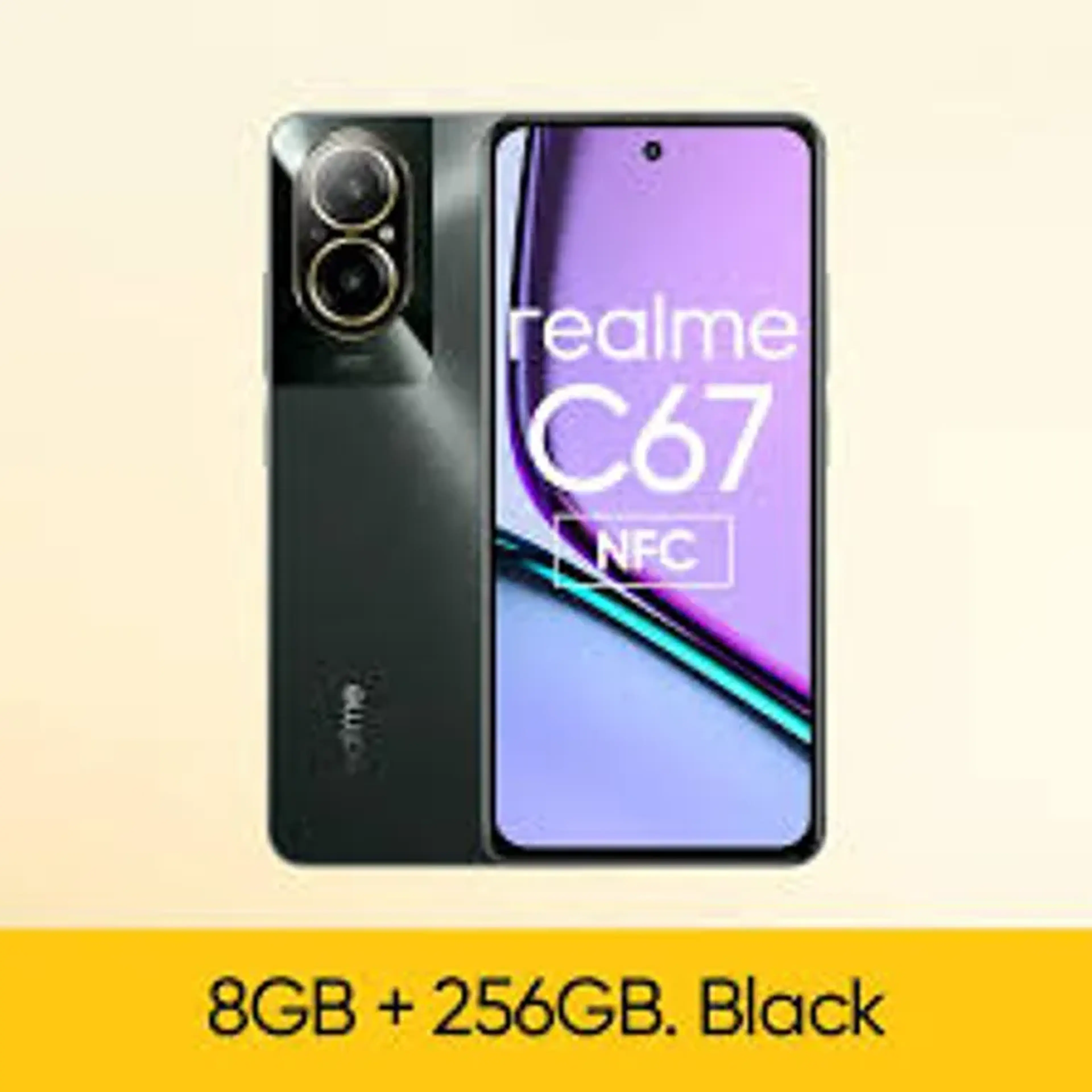 Realme C67 Dual SIM 256 GB Preto 8 GB RAM imagem