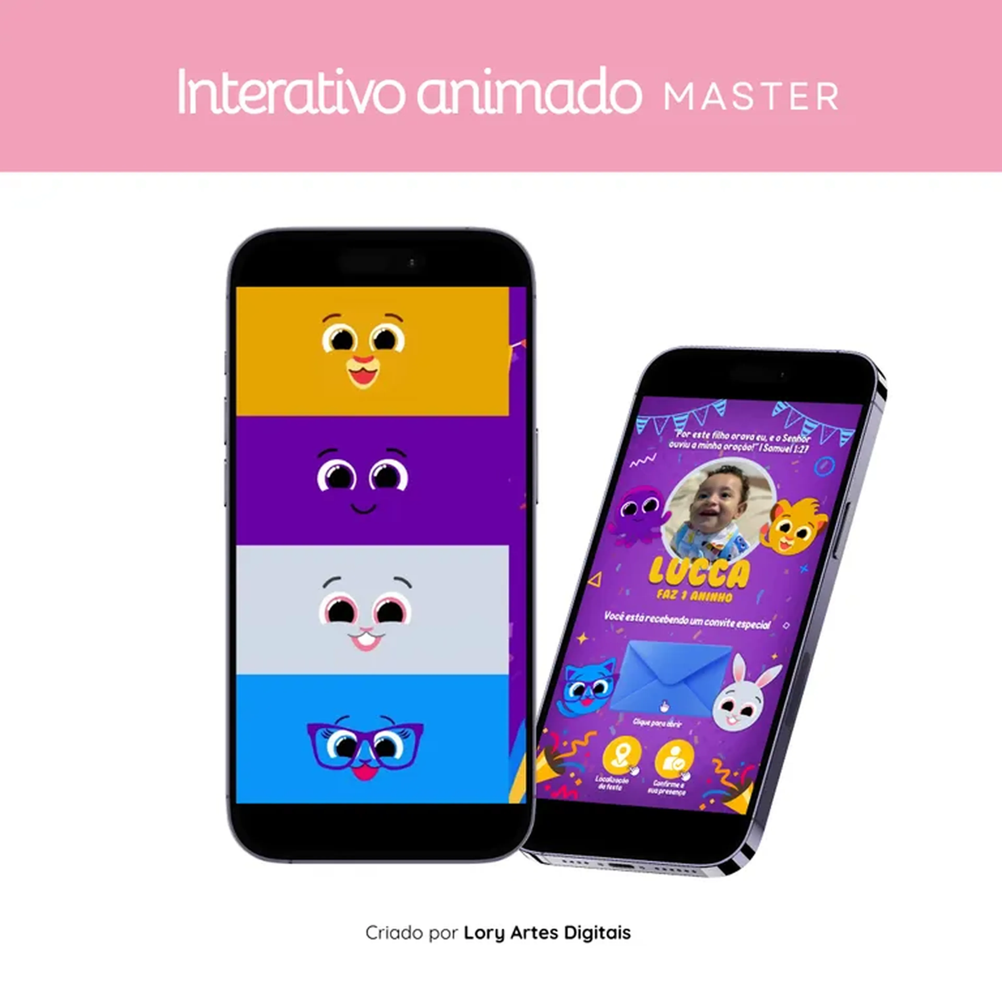 Convite Interativo Animado (PDF) imagem