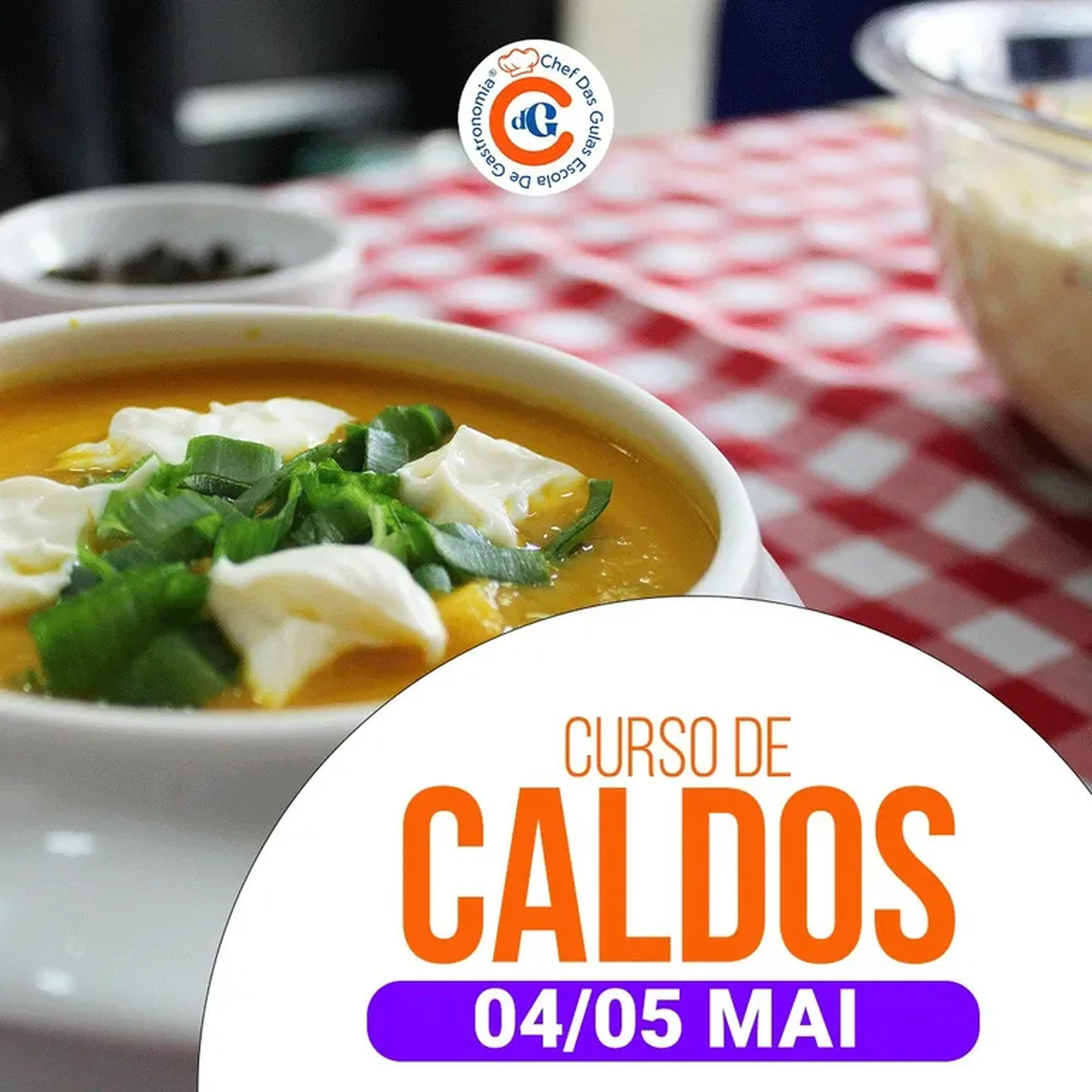 Curso de Caldos Presencial imagem