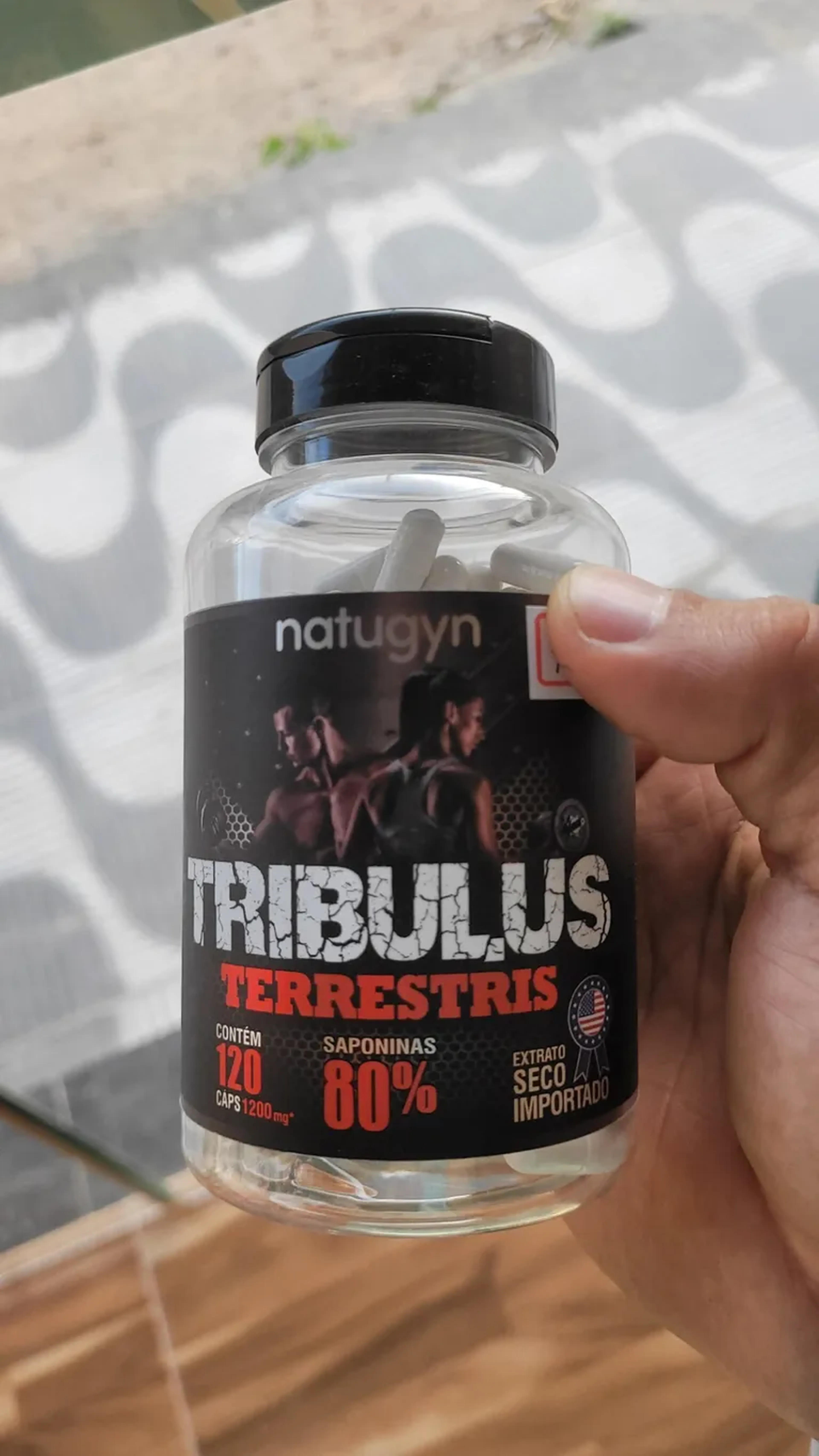 Tribulus Terrestris 80% de Saponinas 120 cápsulas imagem
