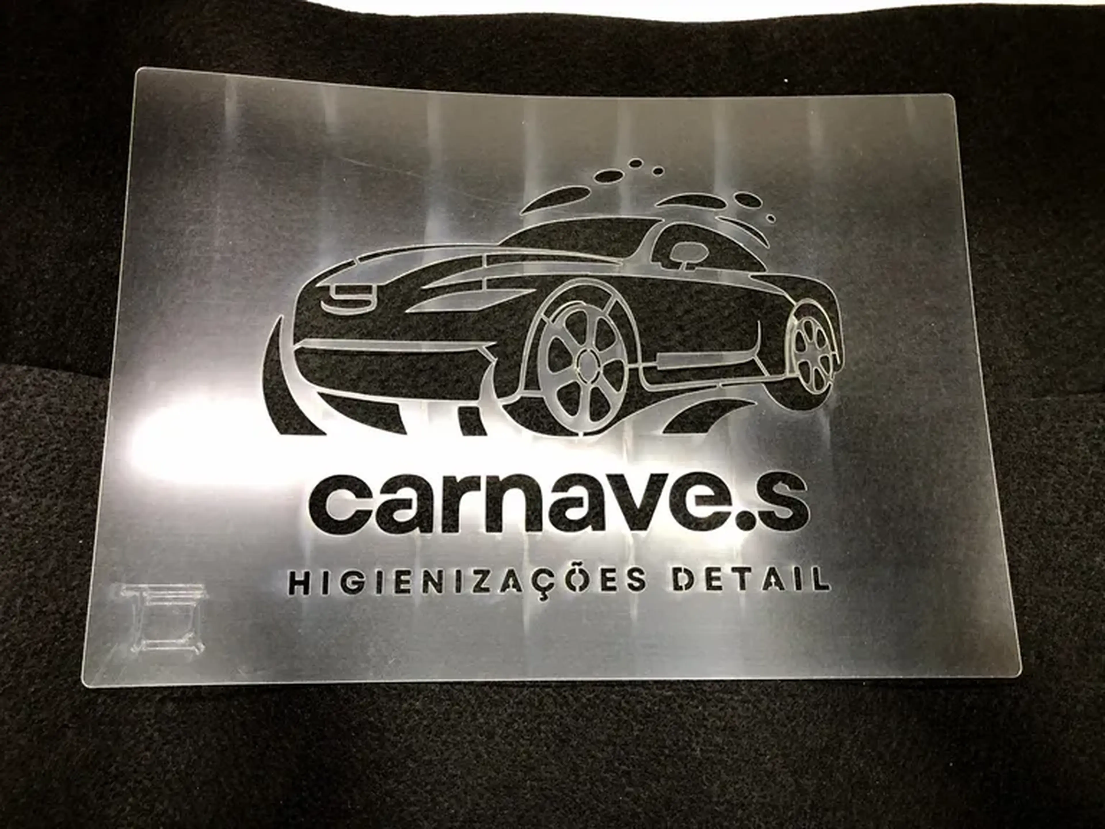 LuxStencil A3 - Máscara Tapete Personalizada - Unidade imagem