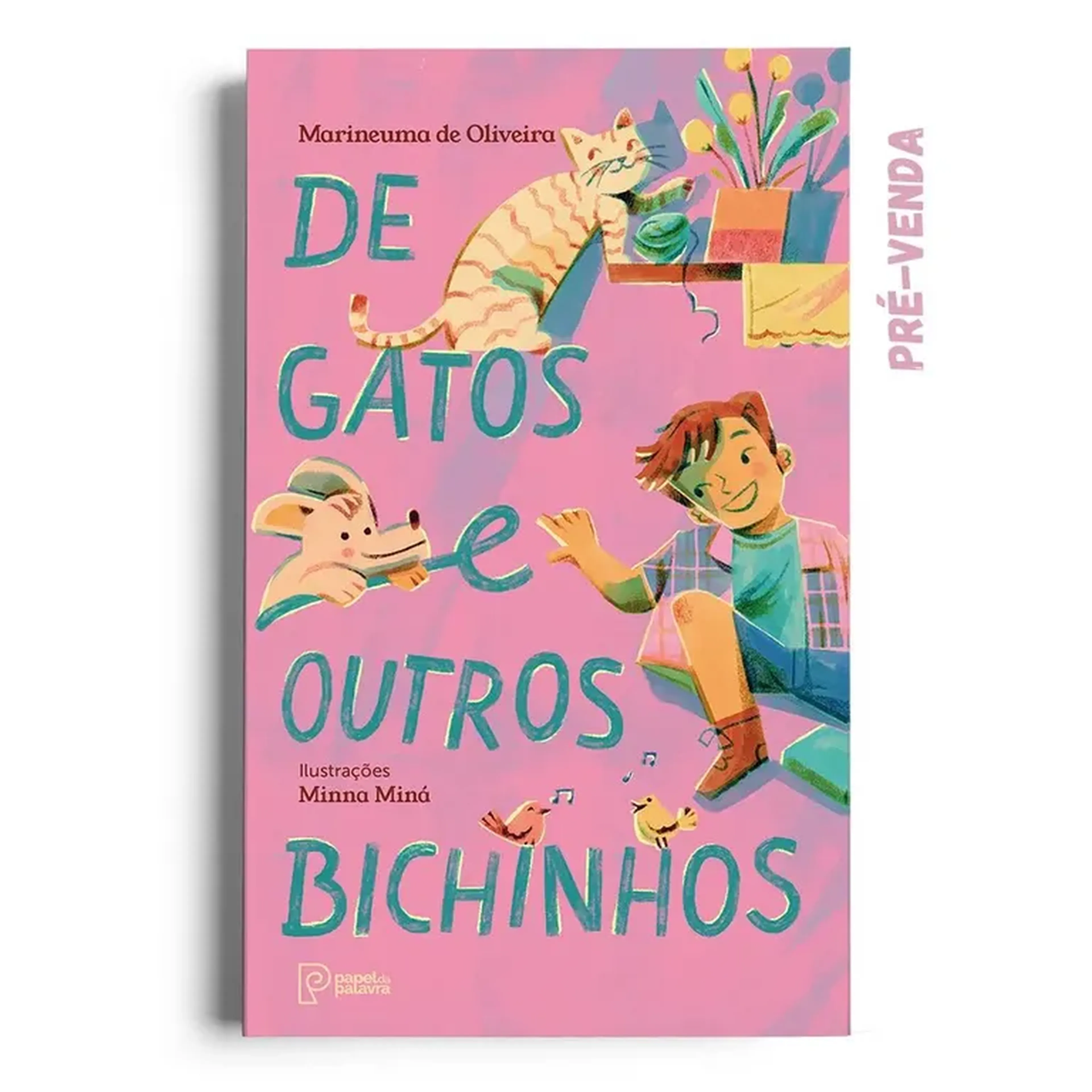 Livro Infantojuvenil DE GATOS E OUTROS BICHINHOS - FRETE INCLUSO imagem
