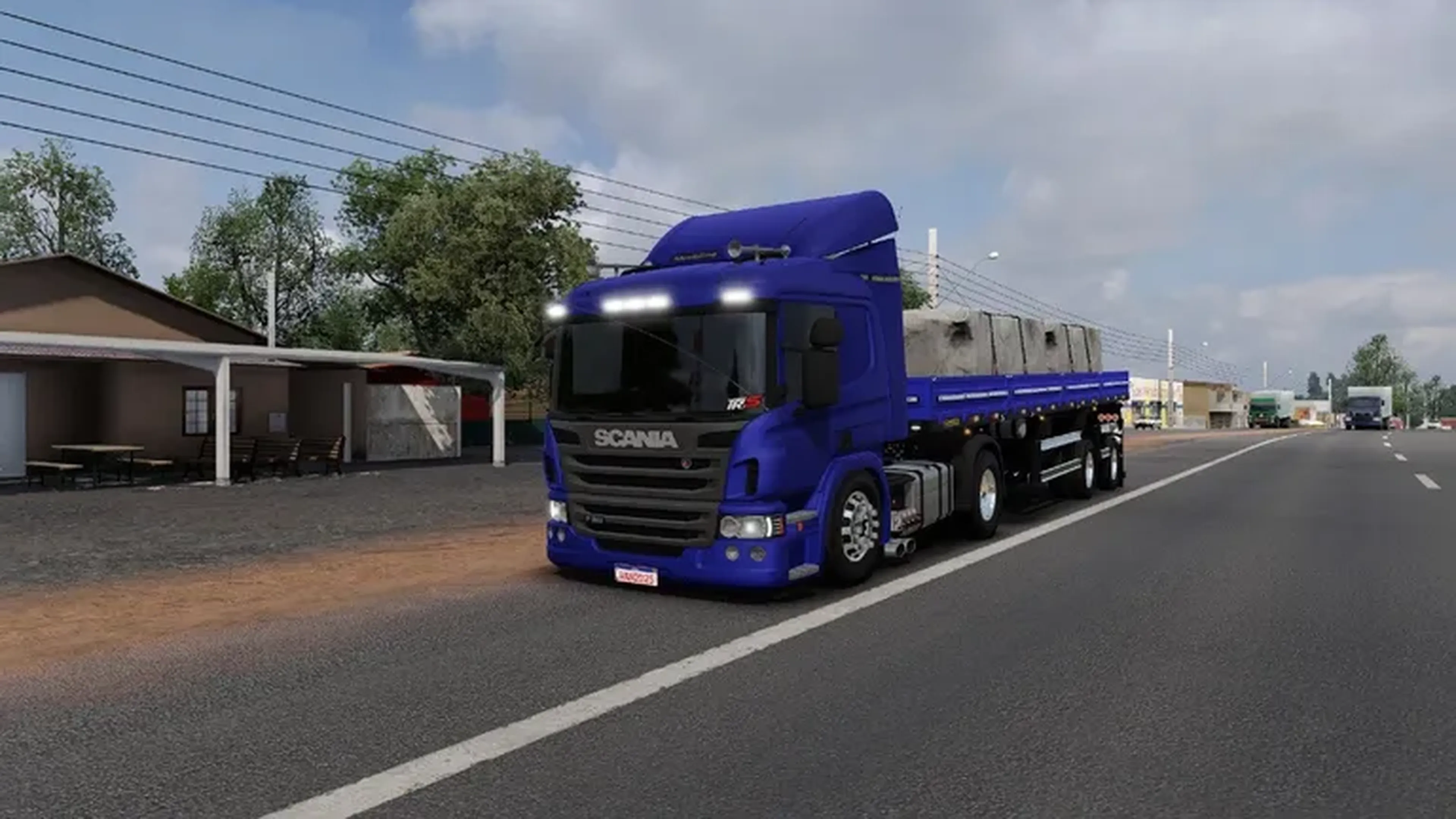 Conjunto Scania p360+granel 2 eixos imagem