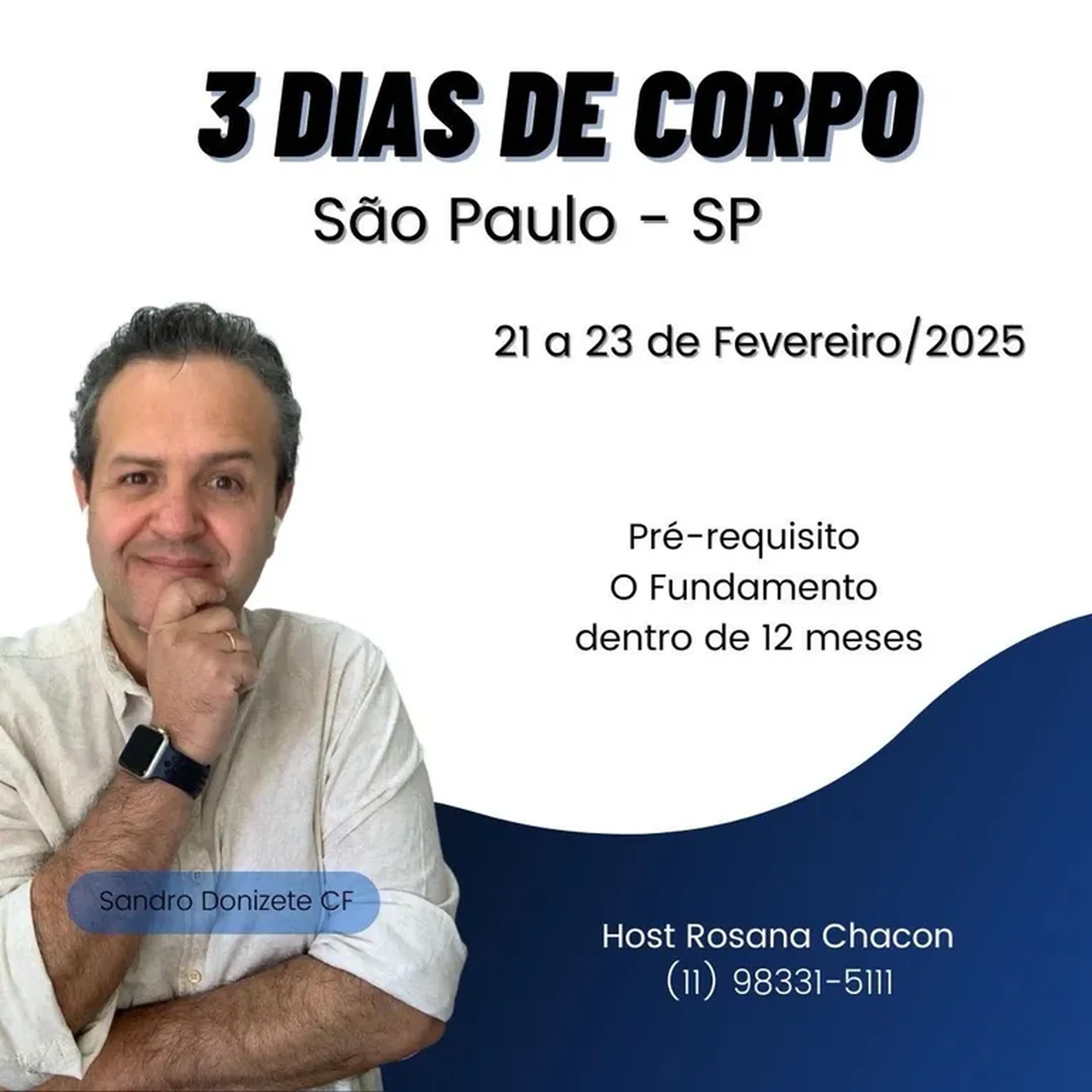 3 Dias de Corpo - São Paulo - Sp - 21 a 23 fev 2025 imagem