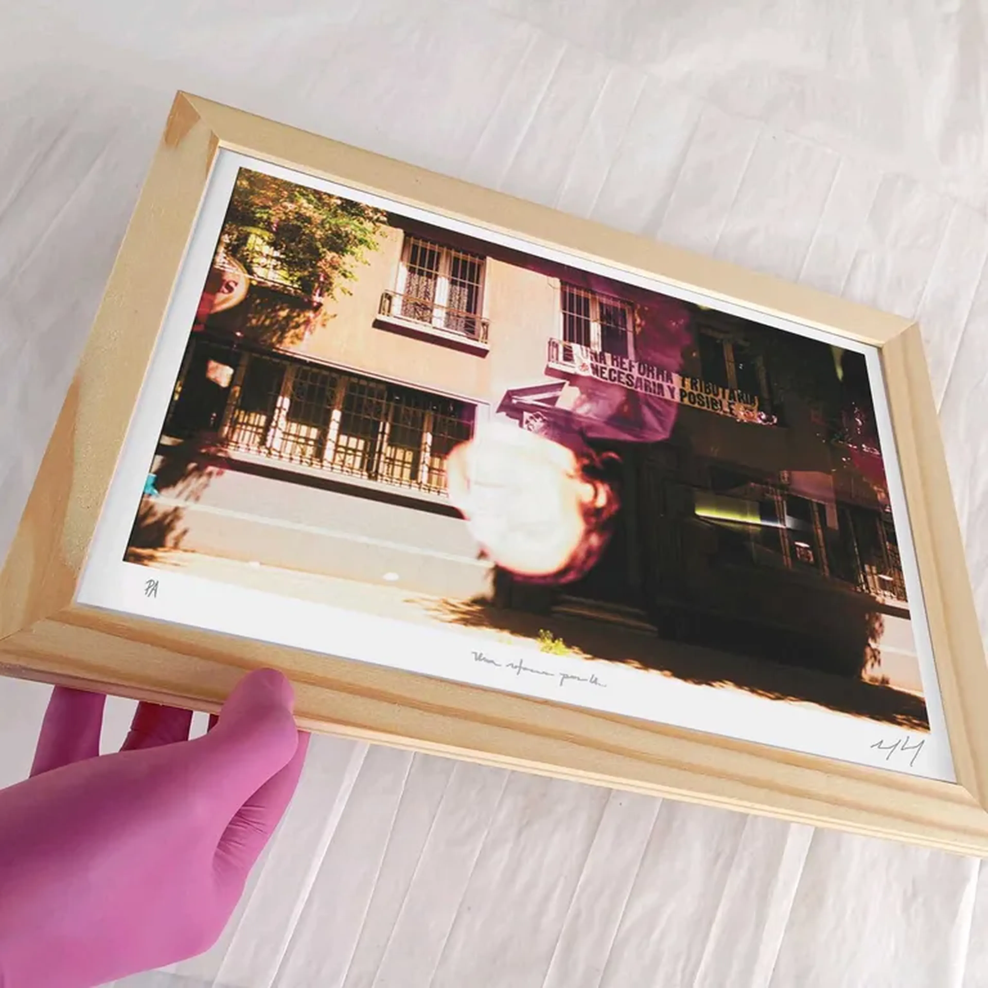 Palávoras - Una reforma - 21x30 cm moldura plana imagem