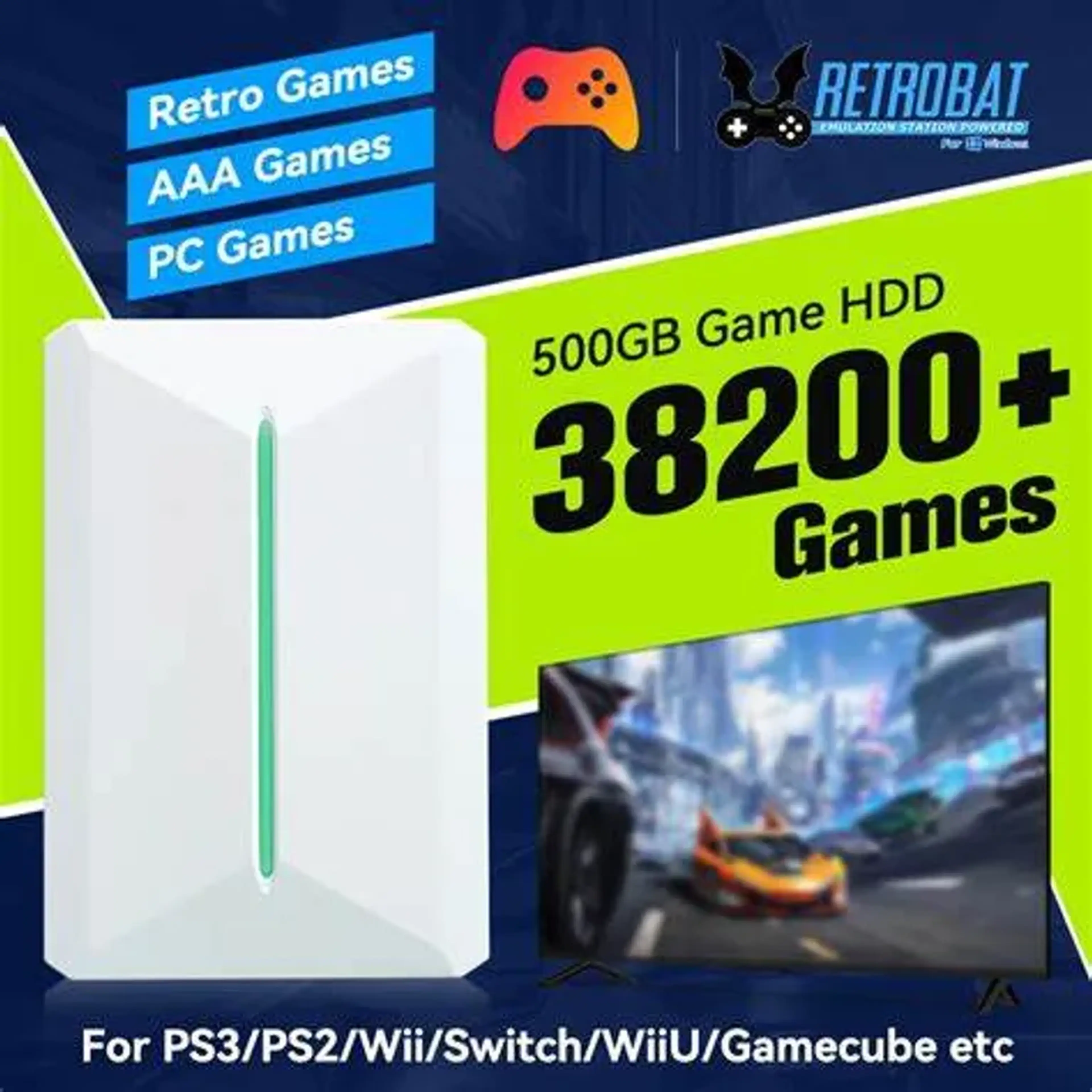 Retrobat 4TBGB, Pro imagem