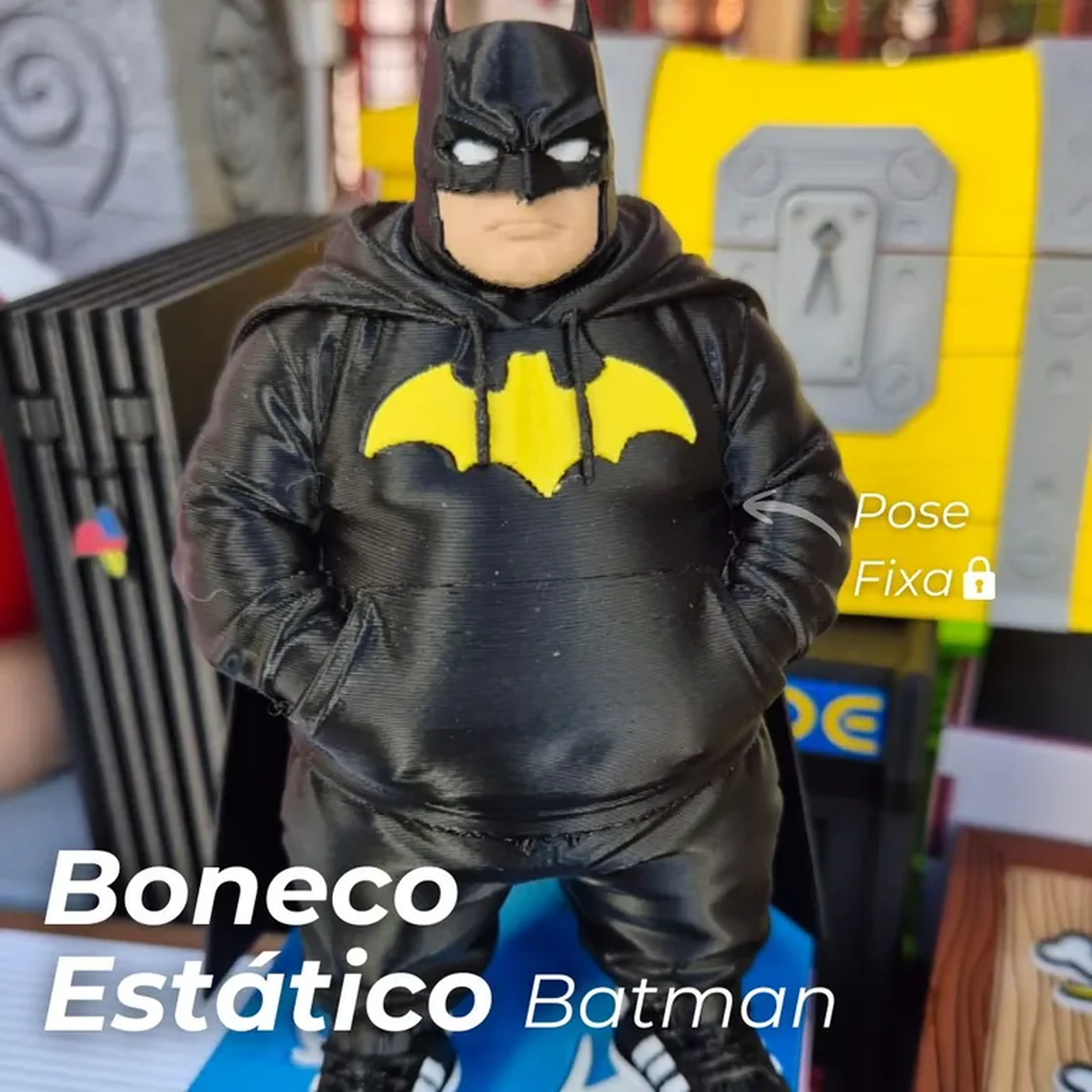 Boneco Batman Fofinho imagem