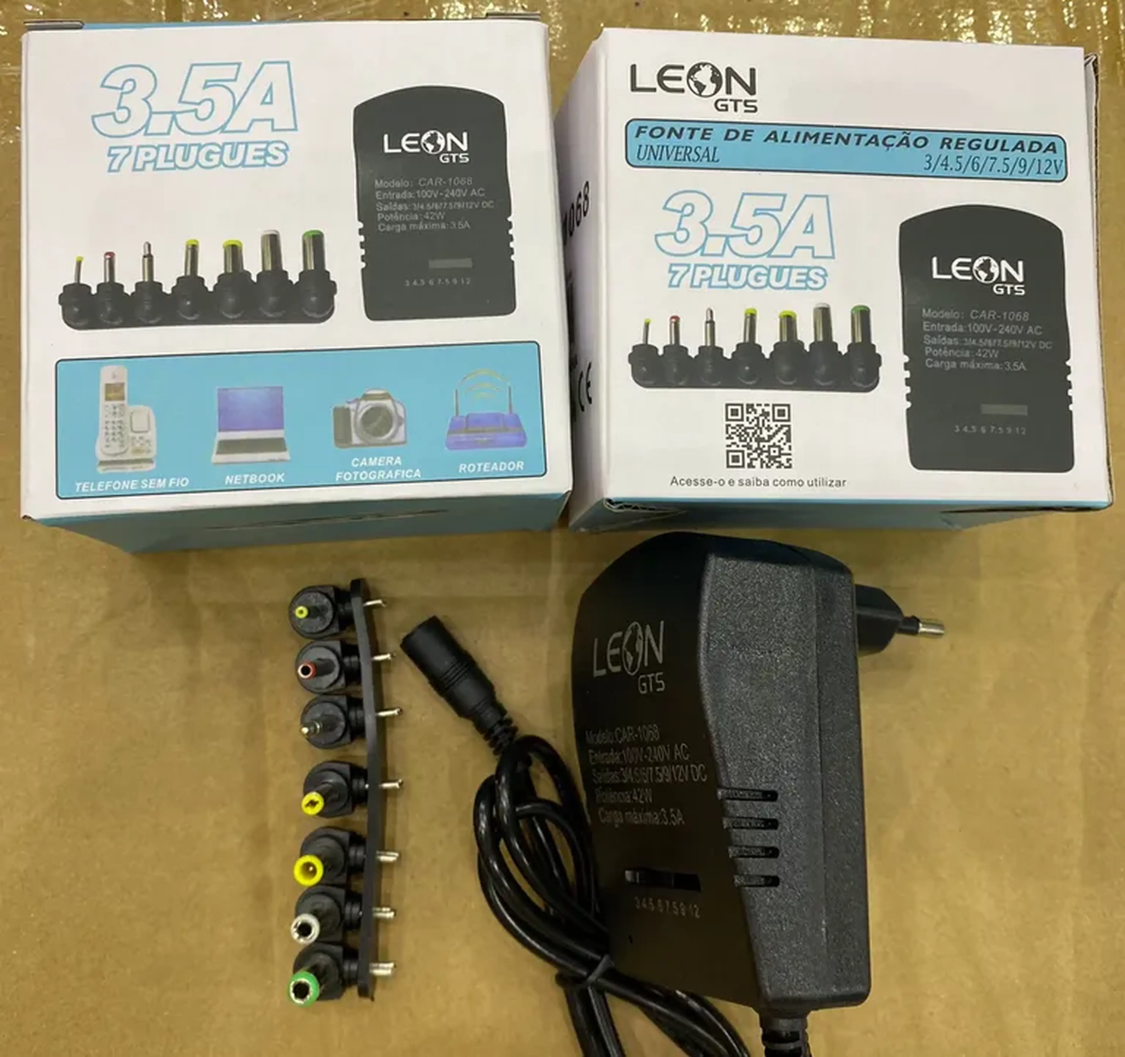 FONTE UNIVERSAL 1,5 À 12V imagem