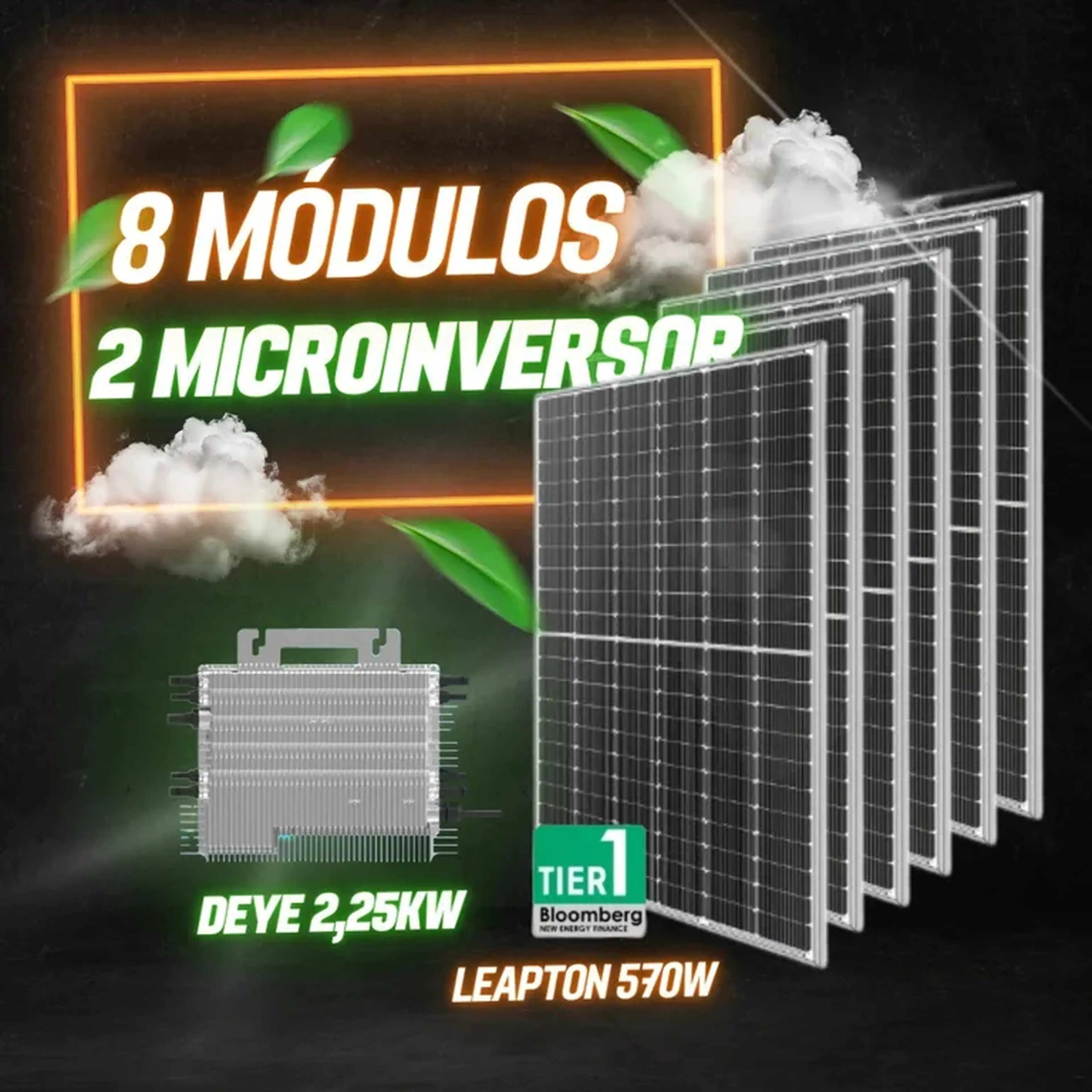 kit solar 2,25 kw imagem