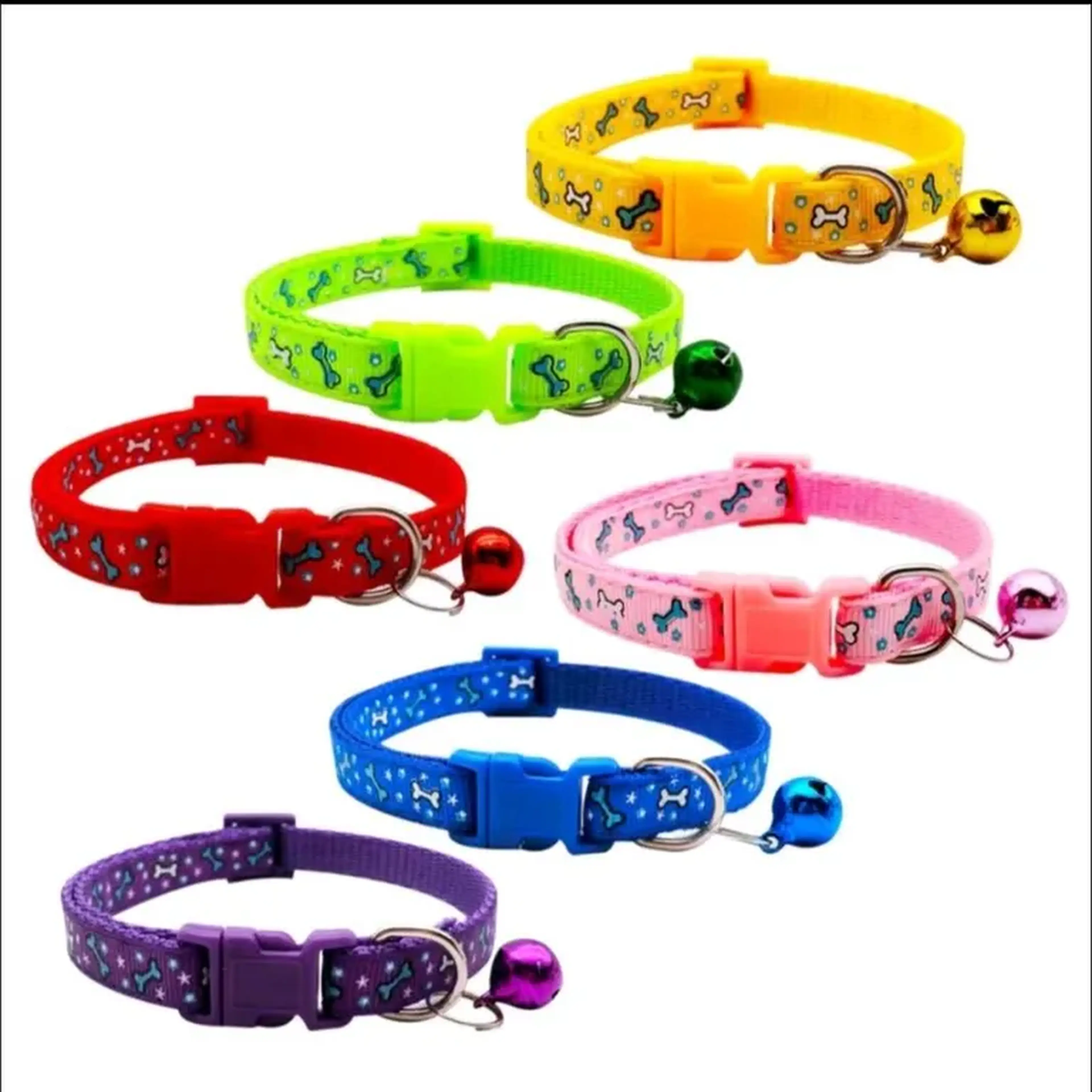 Colar para Pet ajustável , com cores vibrantes.💕 imagem