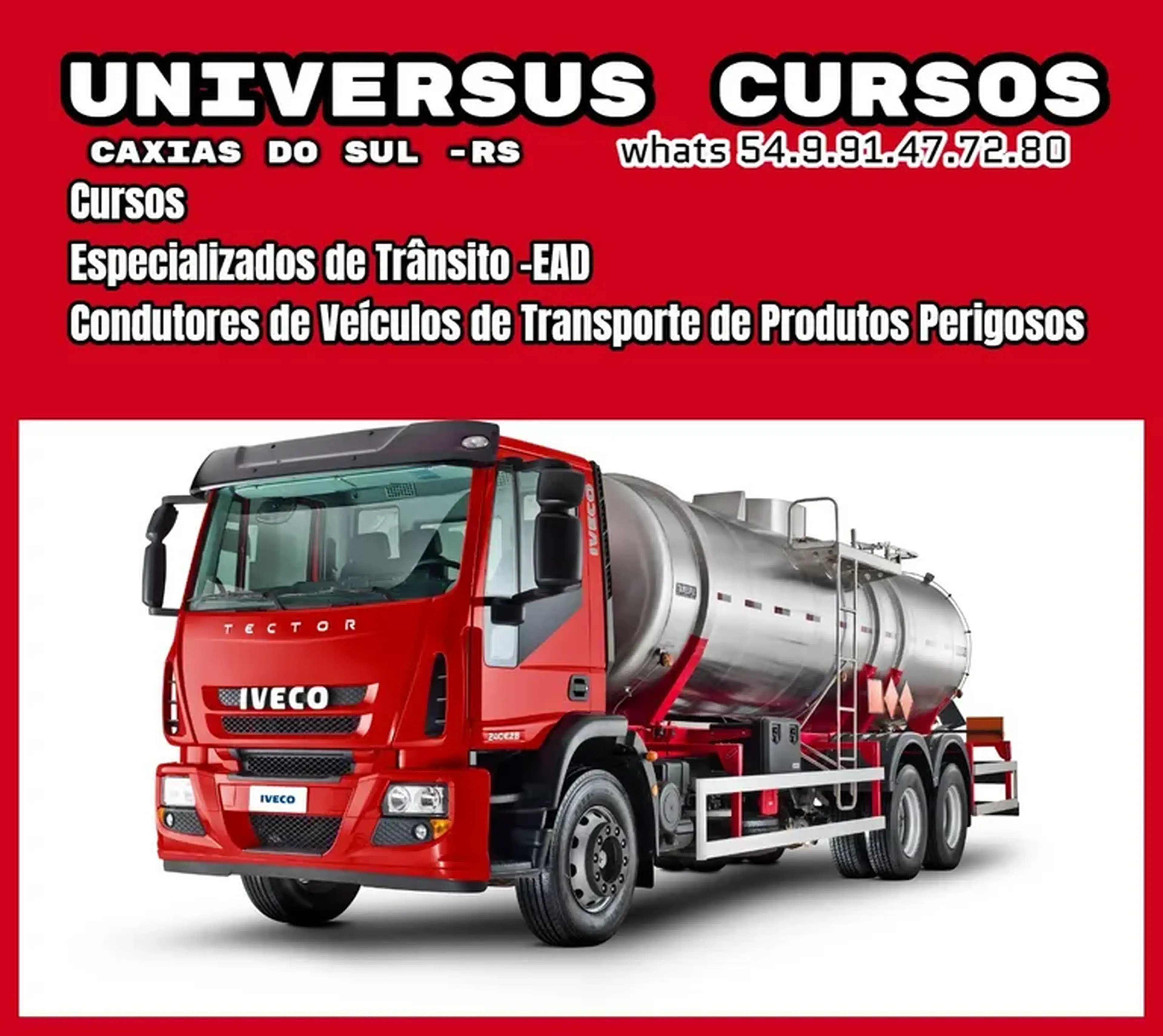 FORMAÇÃO PARA CONDUTORES DE TRANSPORTE DE PRODUTOS imagem