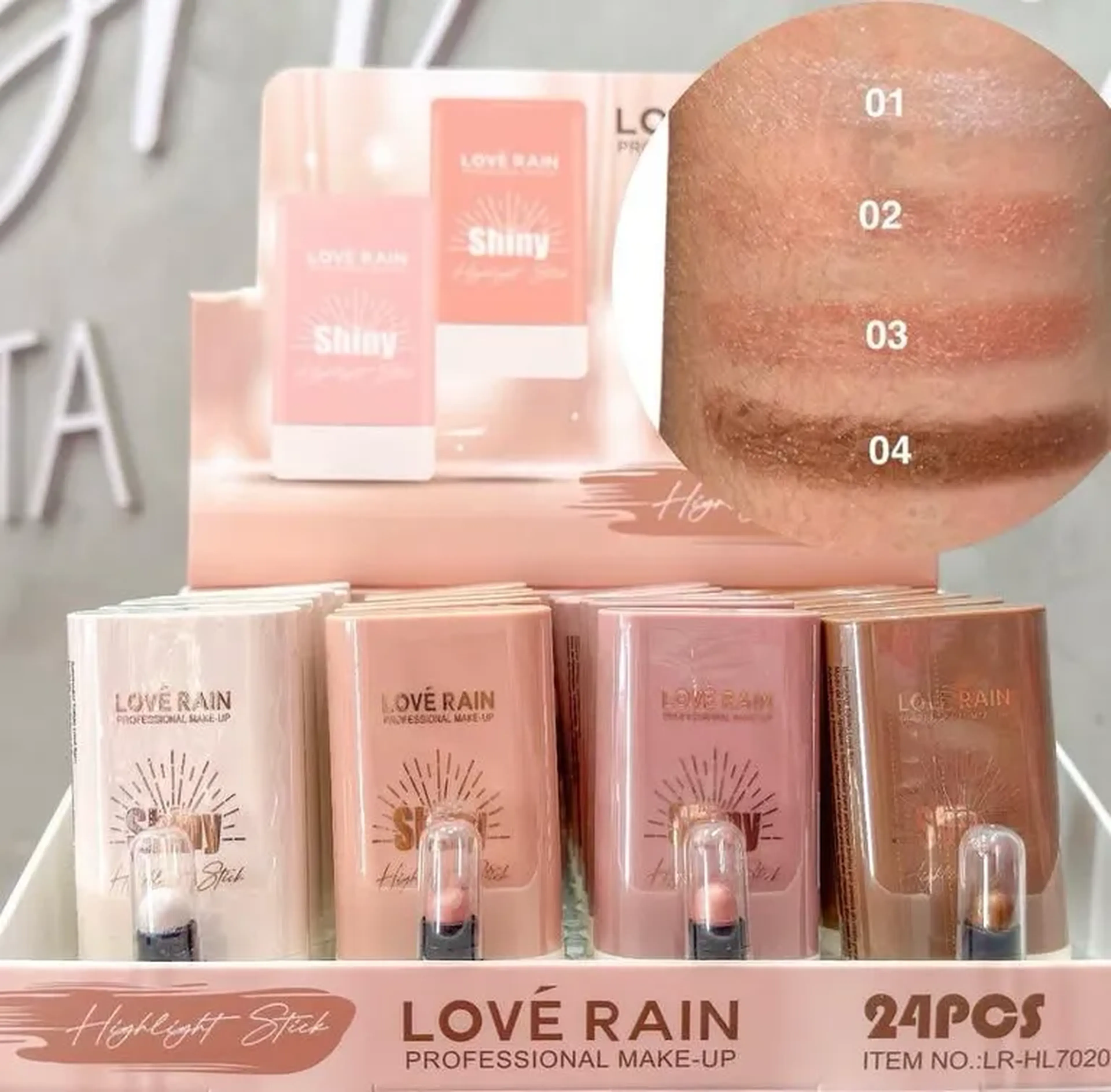Iluminador em Bastão Shiny Lové Rain imagem