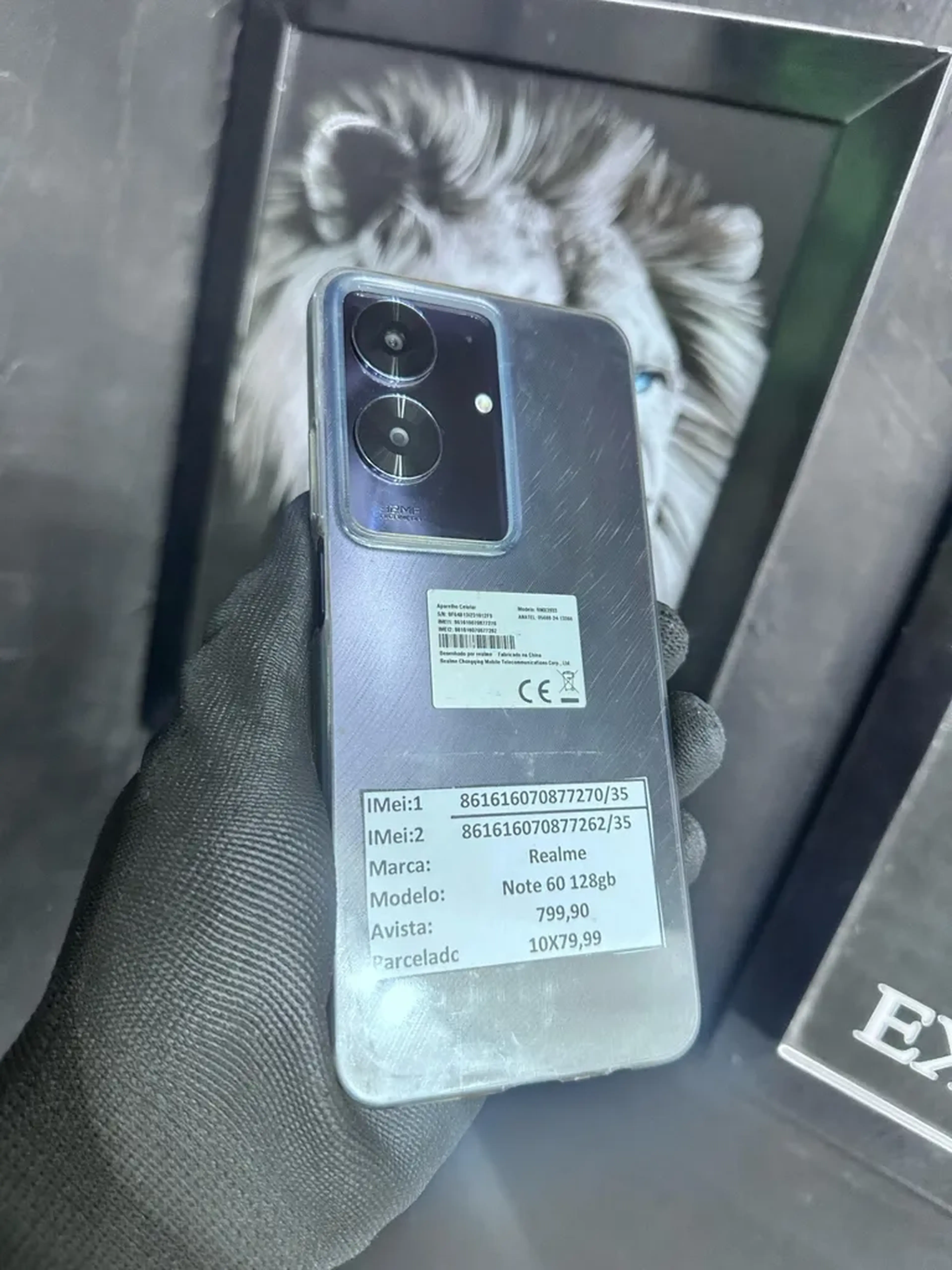 Realme Note 60 128gb Aparelho todo Original Caixa imagem