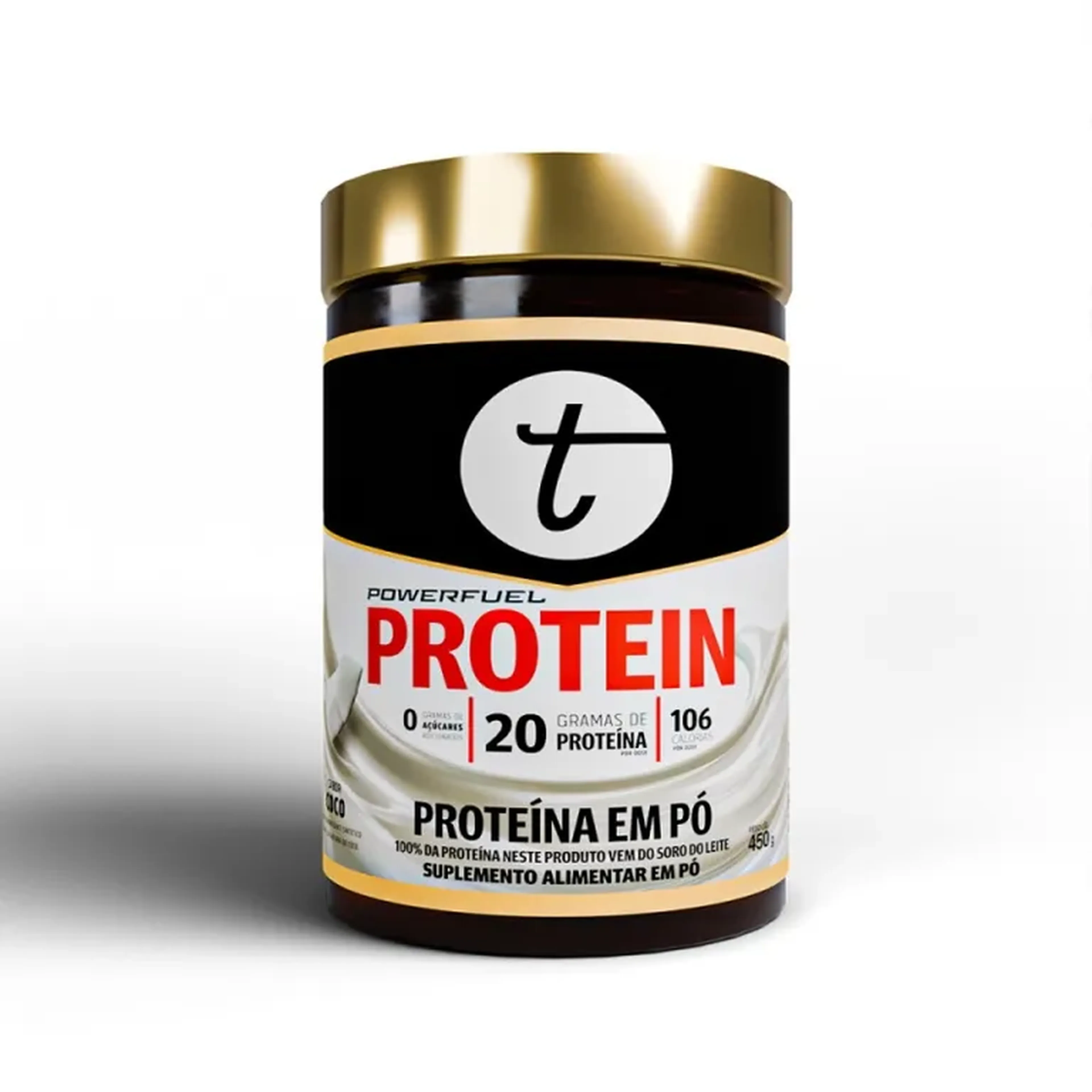 POWERFUEL PROTEIN COCONUT 450G imagem
