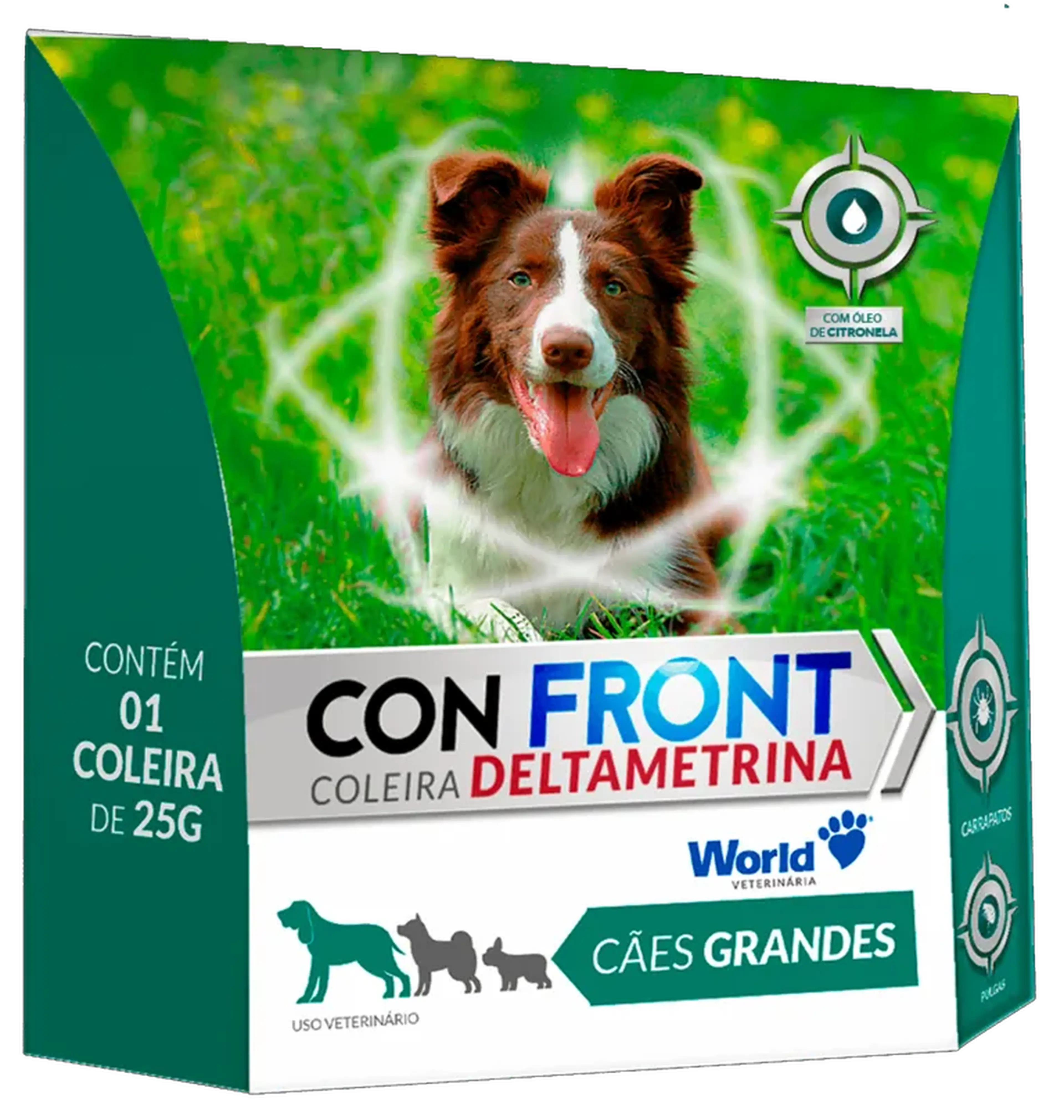 COLEIRA CONFRONT DELTAMETRINA 60CM imagem