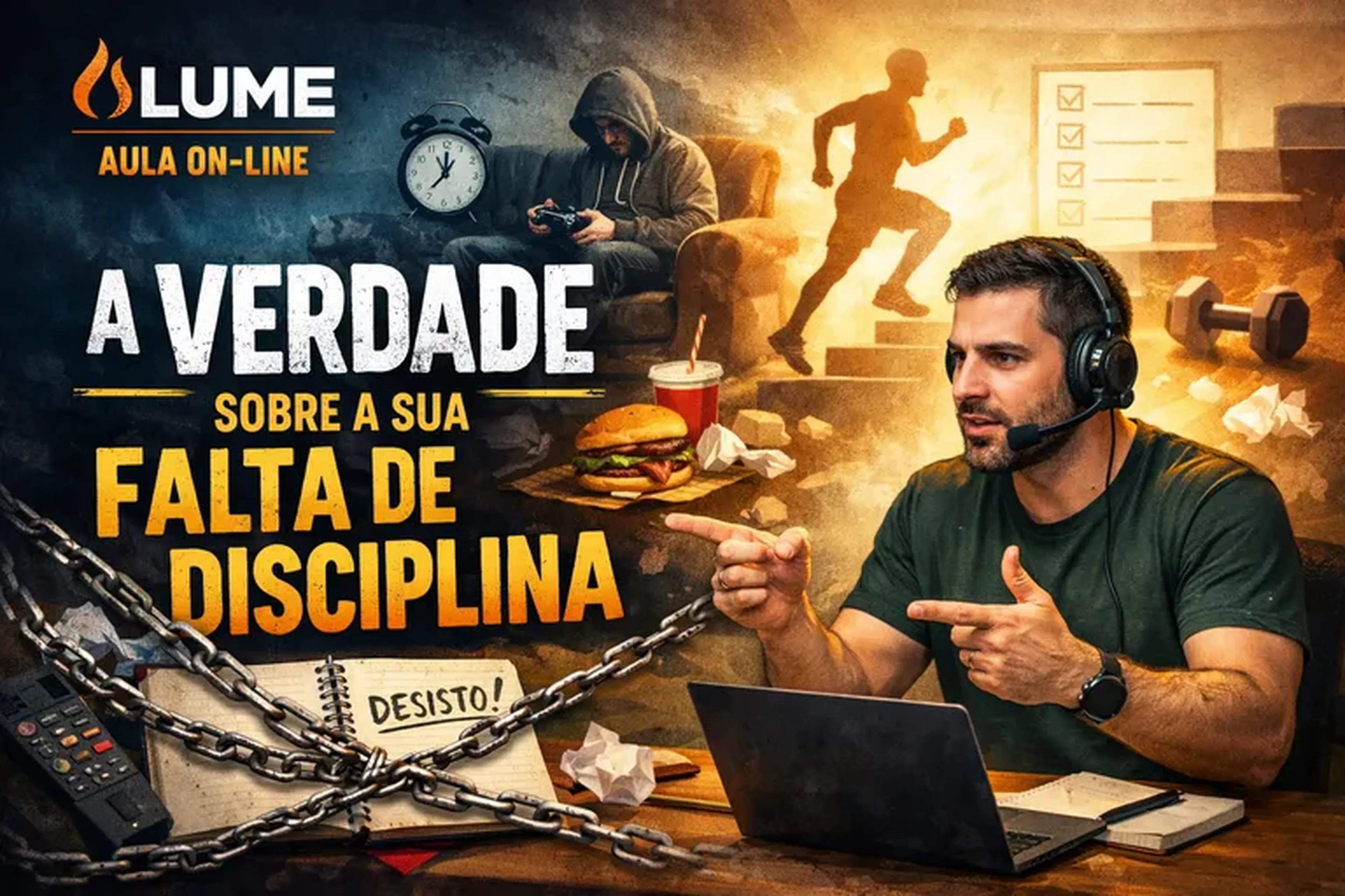 Aula a Verdade Sobre a Sua Falta de Disciplina! imagem