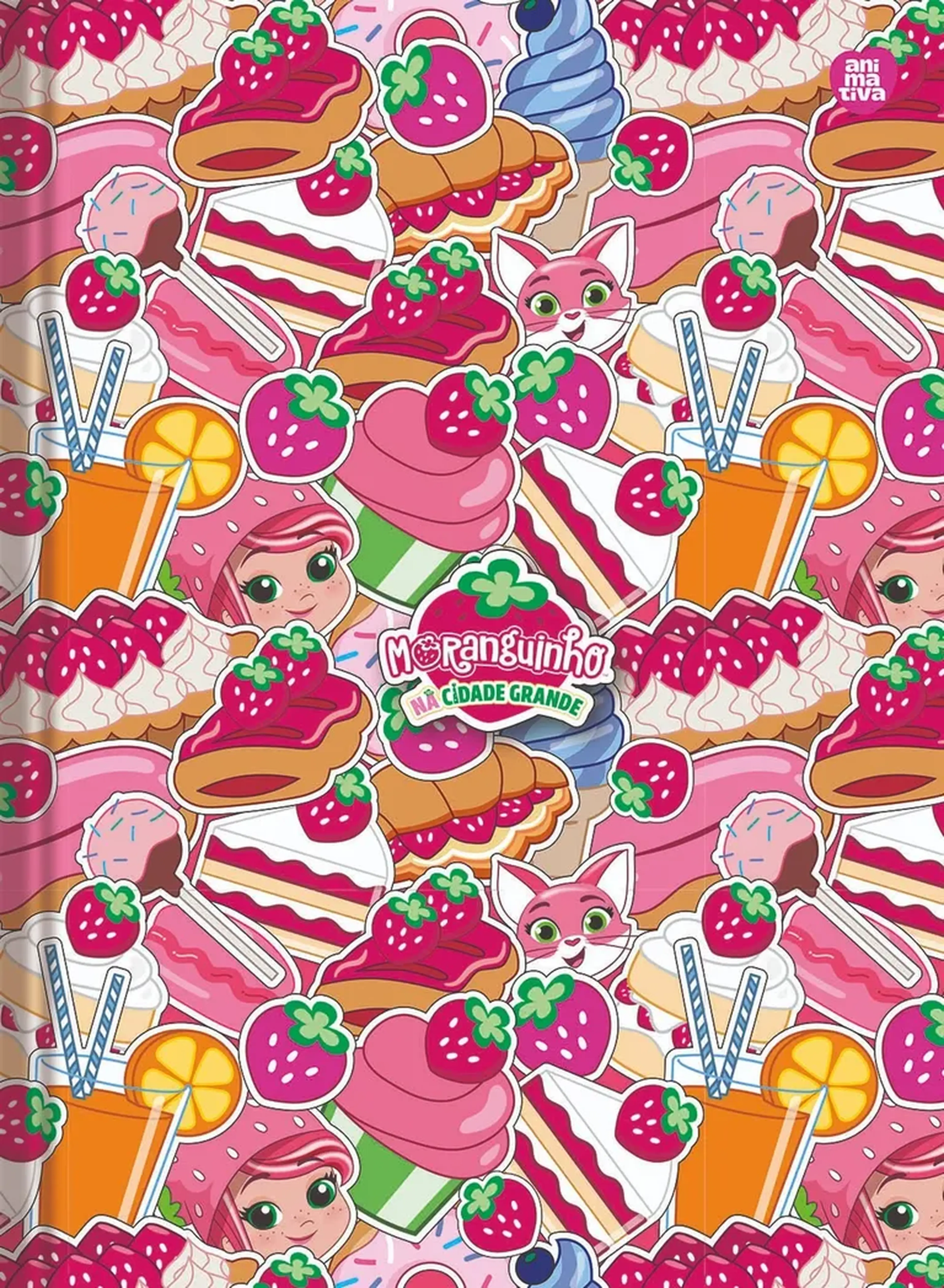 CADERNO MORANGUINHO CD 1 MAT 80FLS SD imagem