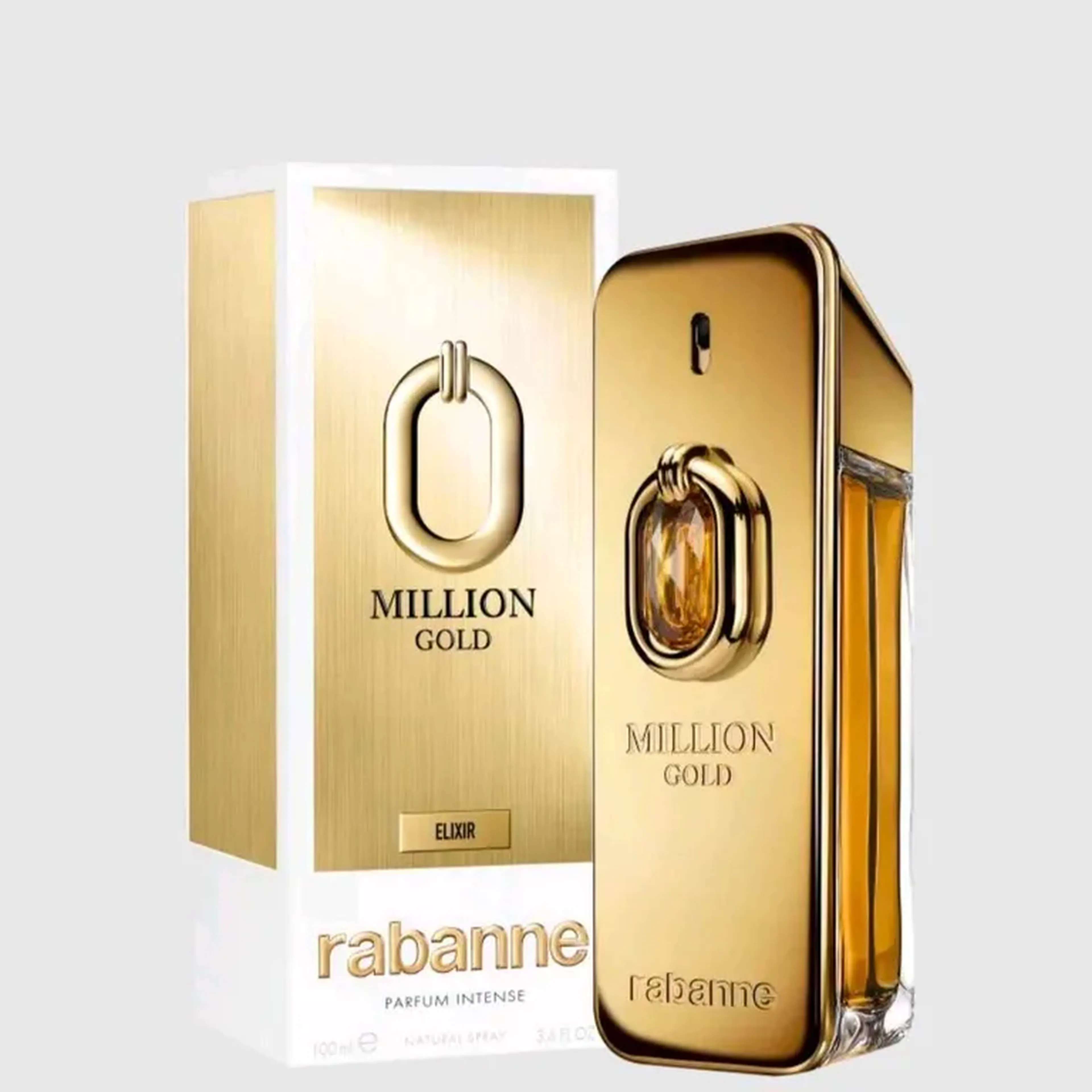 Perfume Million Gold Elixir Rabanne Parfum Intense 100mlOriginal imagem