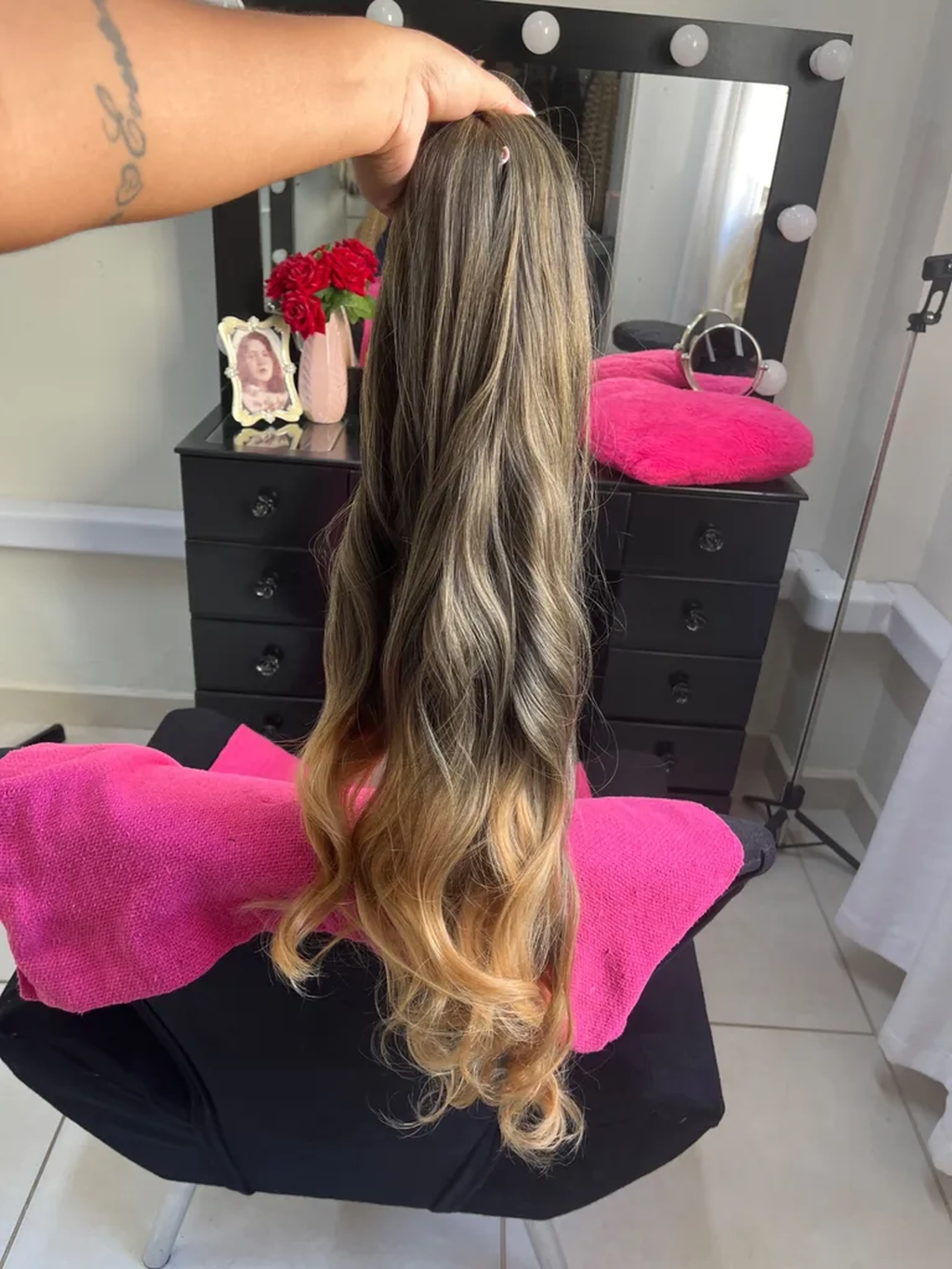 Leve ondas californiana 75cm - 300g fibra humanizada imagem