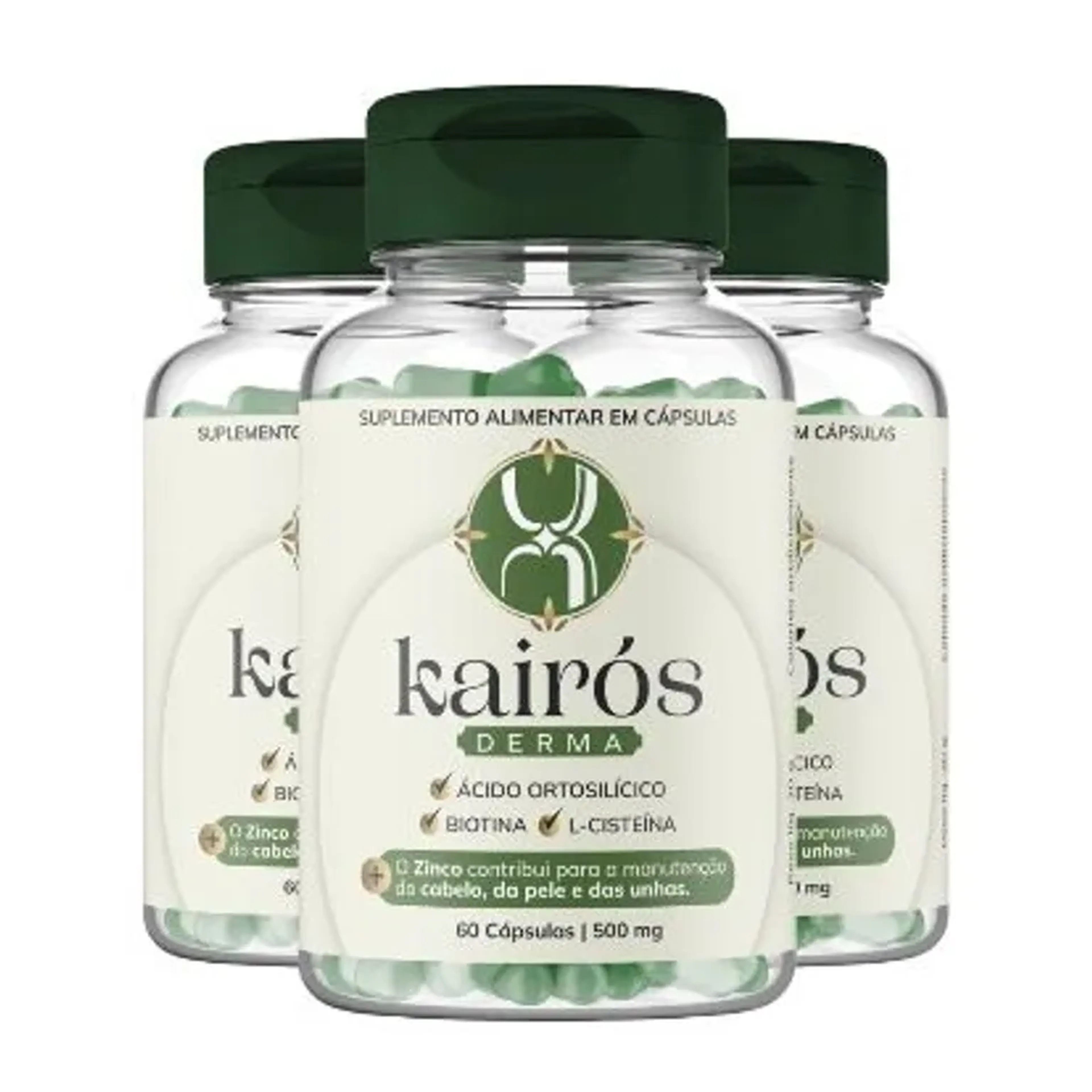 Kairós Derma combo com 3 potes imagem