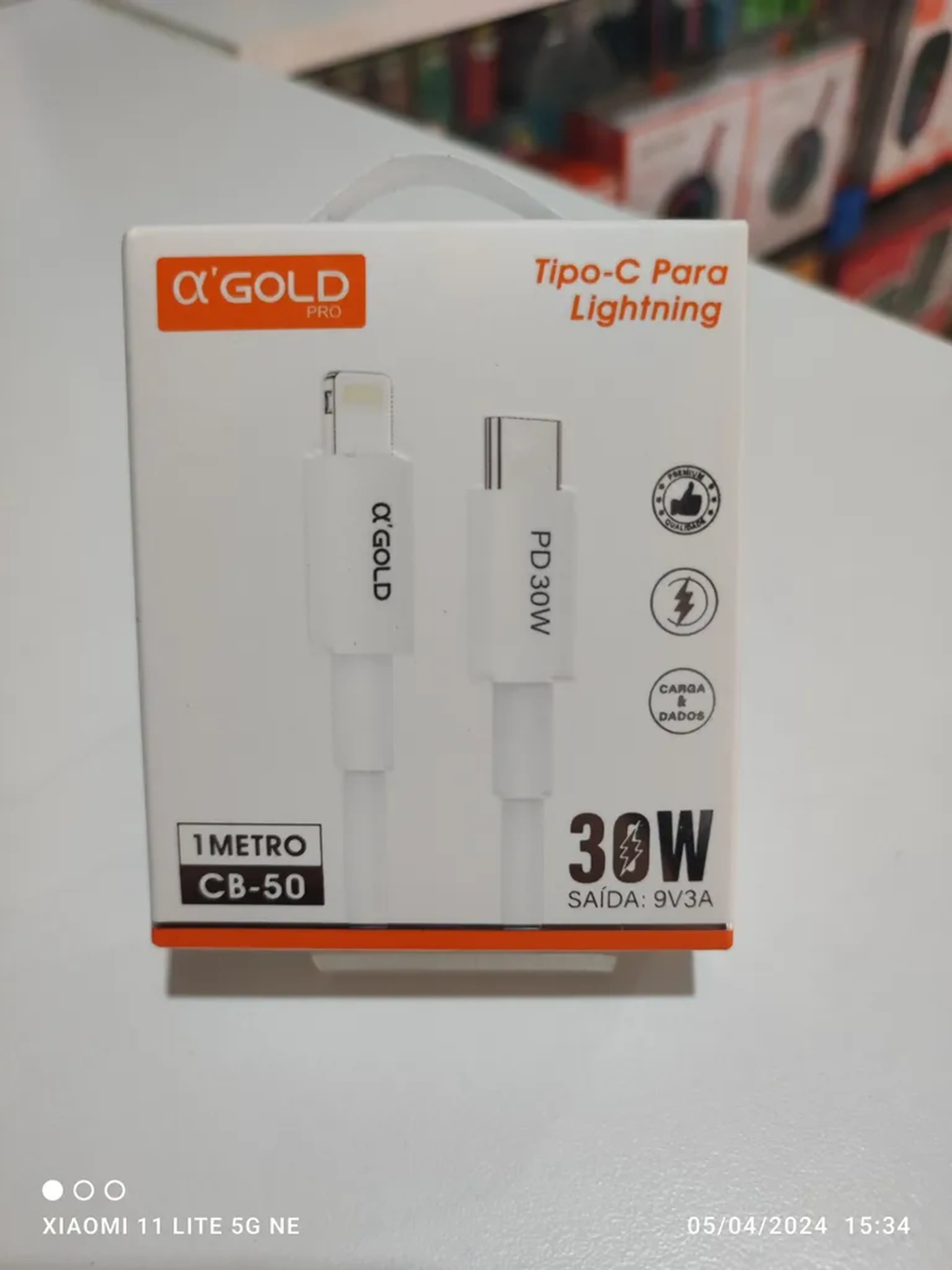 cabo tipo-c para ios imagem