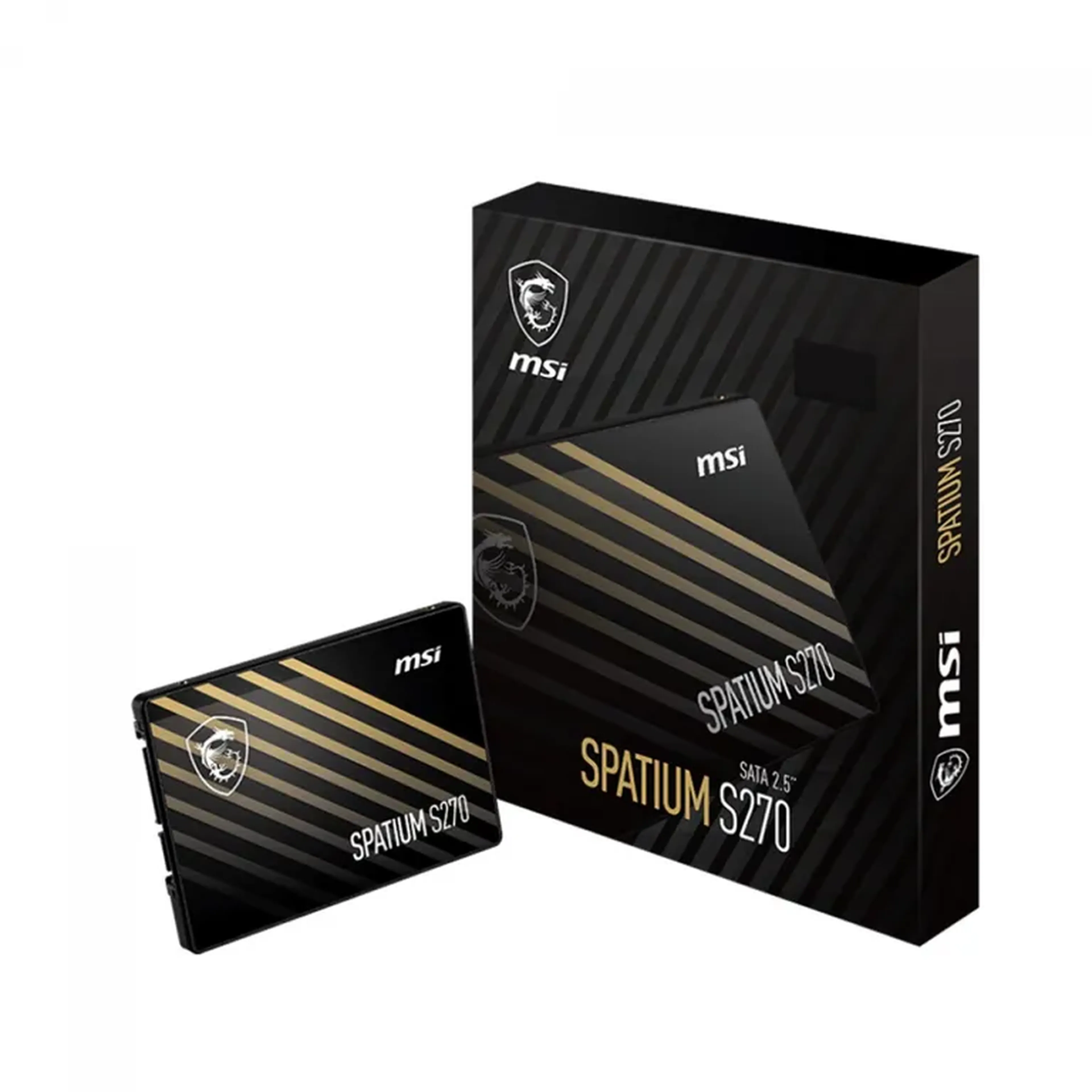 SSD MSI Spatium S270, 240GB, Sata III, Leitura 500Mbs e Gravação imagem