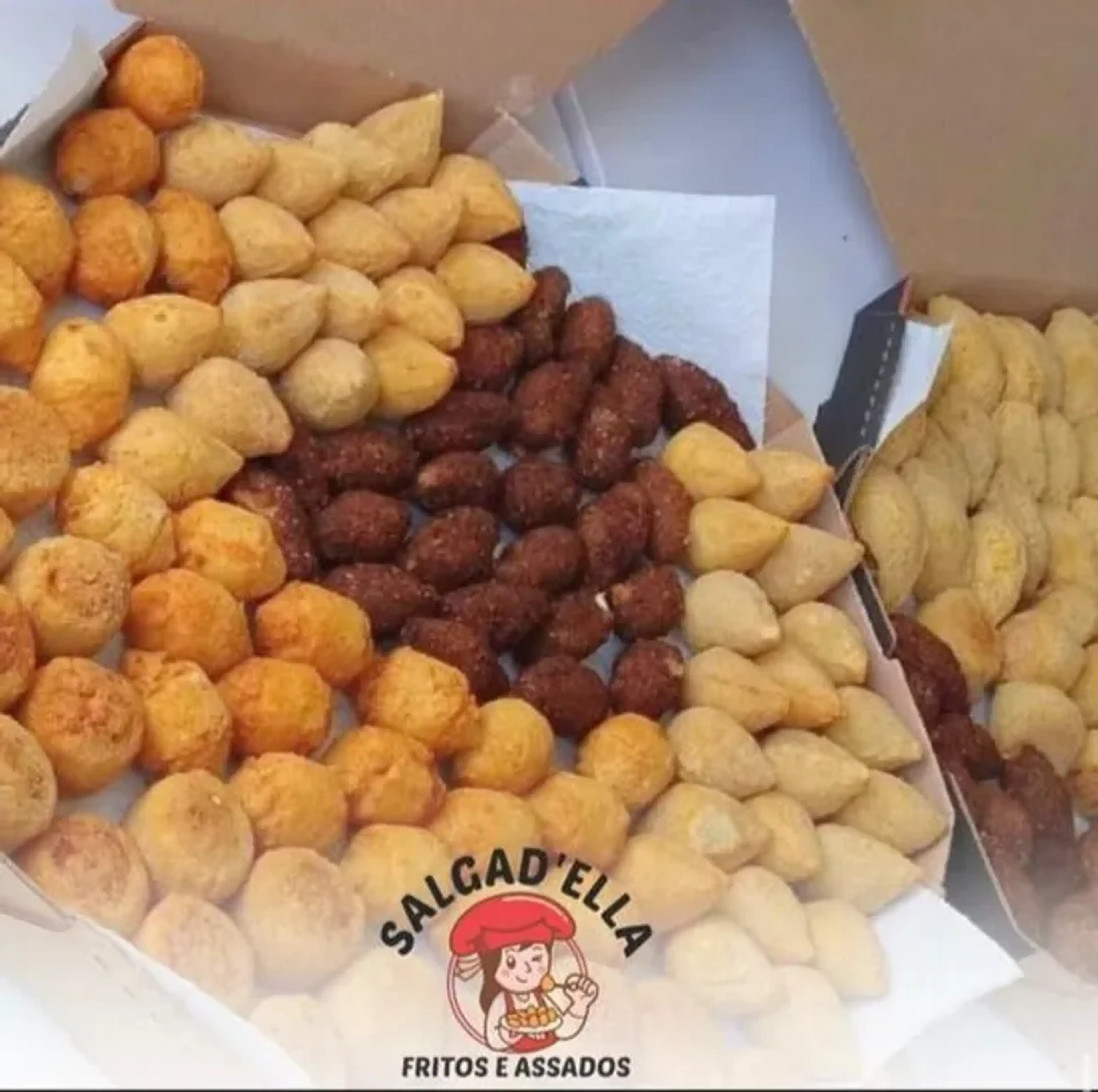 PORÇÃO TRINTA UNIDADES FRITO SALGADO imagem