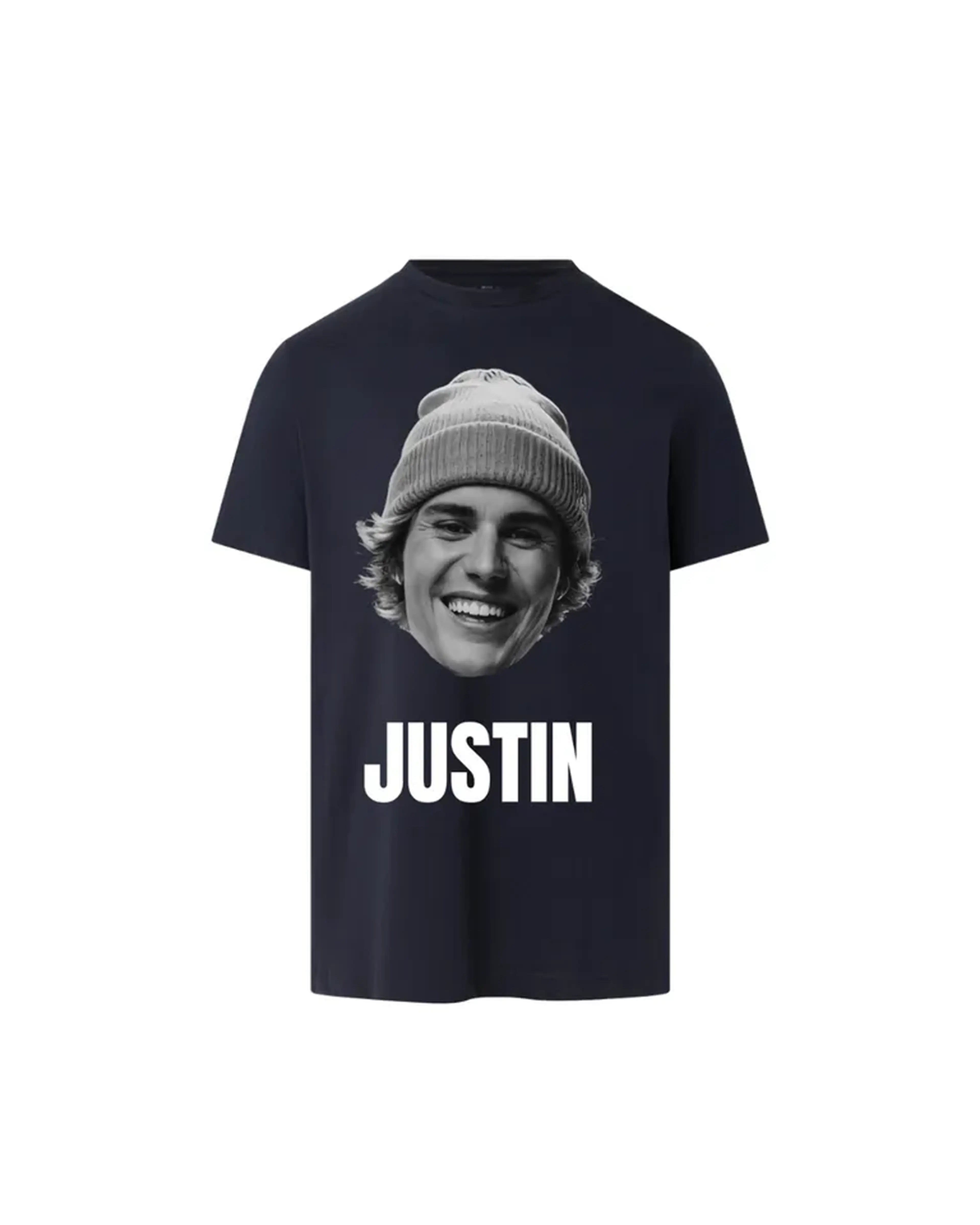 Camiseta preta Justin Bieber imagem