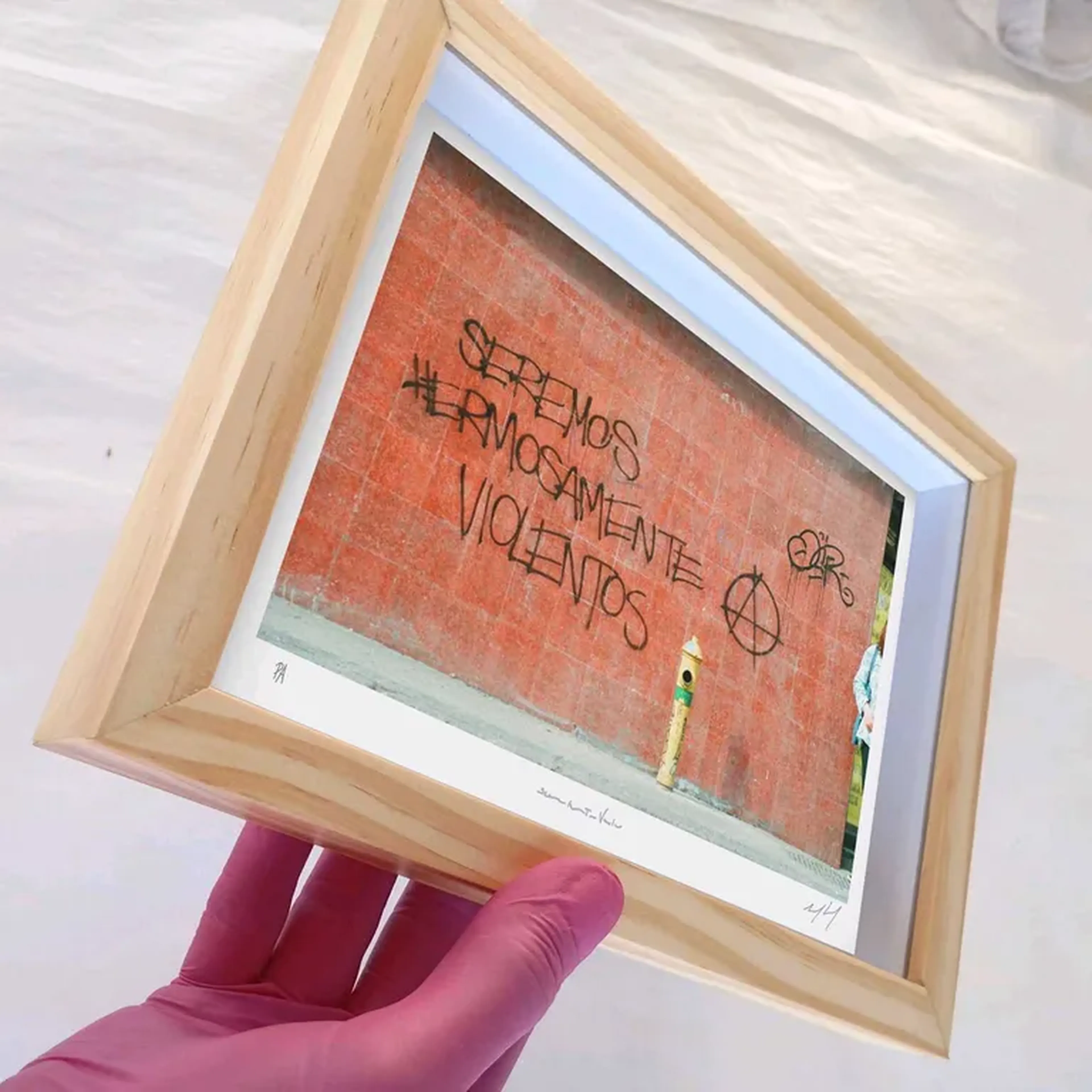 Palávoras - Hermosamente - 15x21 cm moldura alta imagem