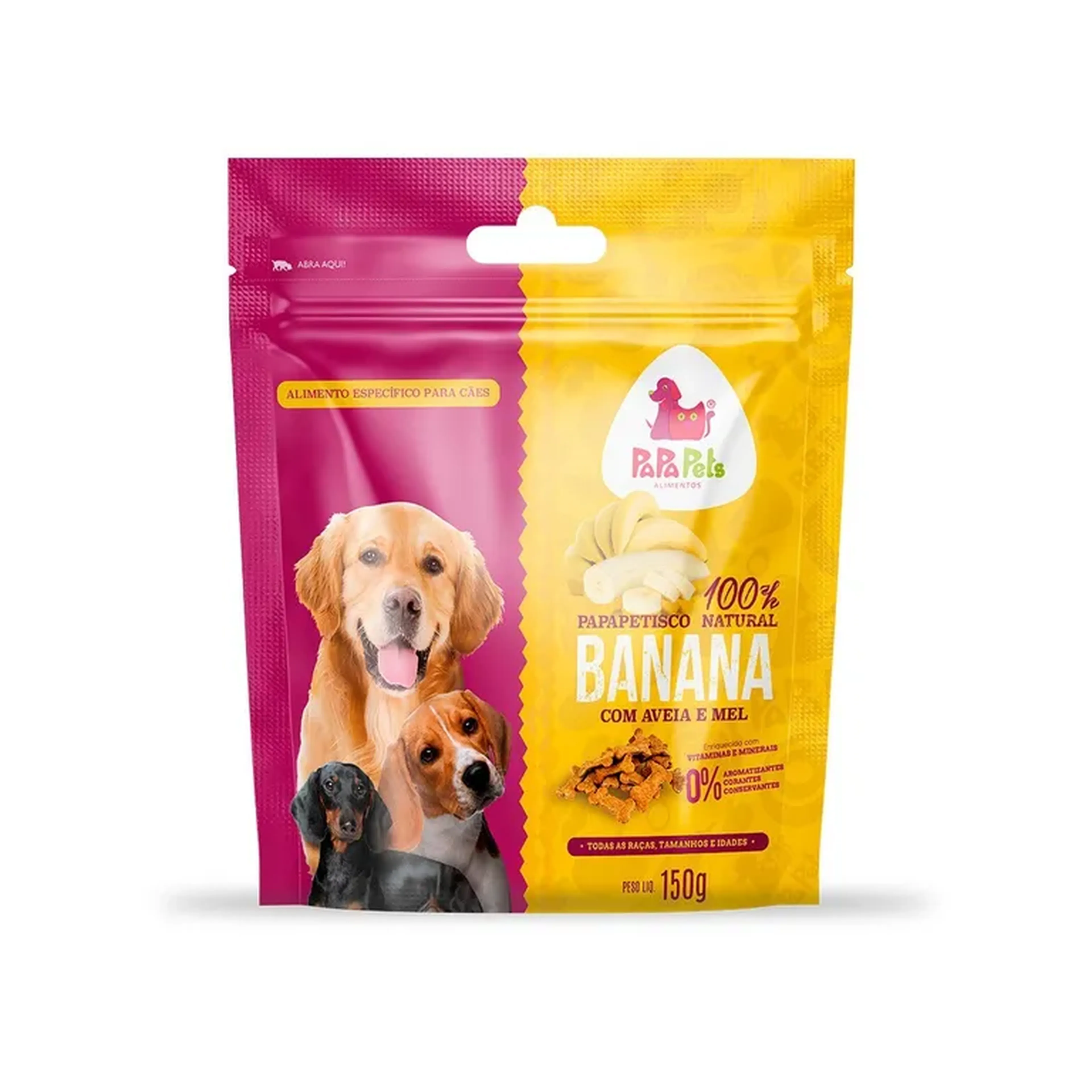 PAPAPETISCOS BANANA 150G imagem